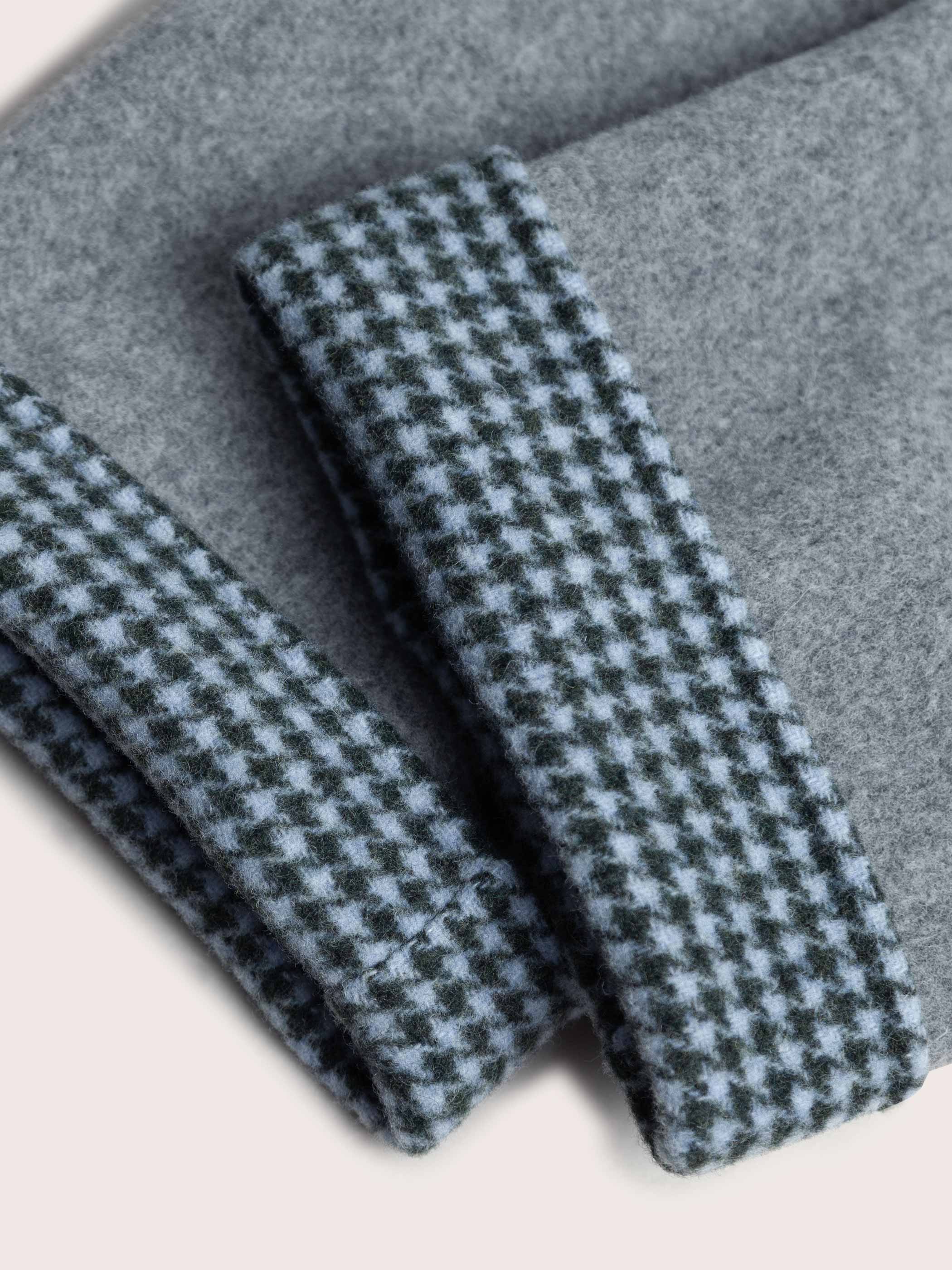 REVERSIBLE COLLARLESS COAT - Image 9