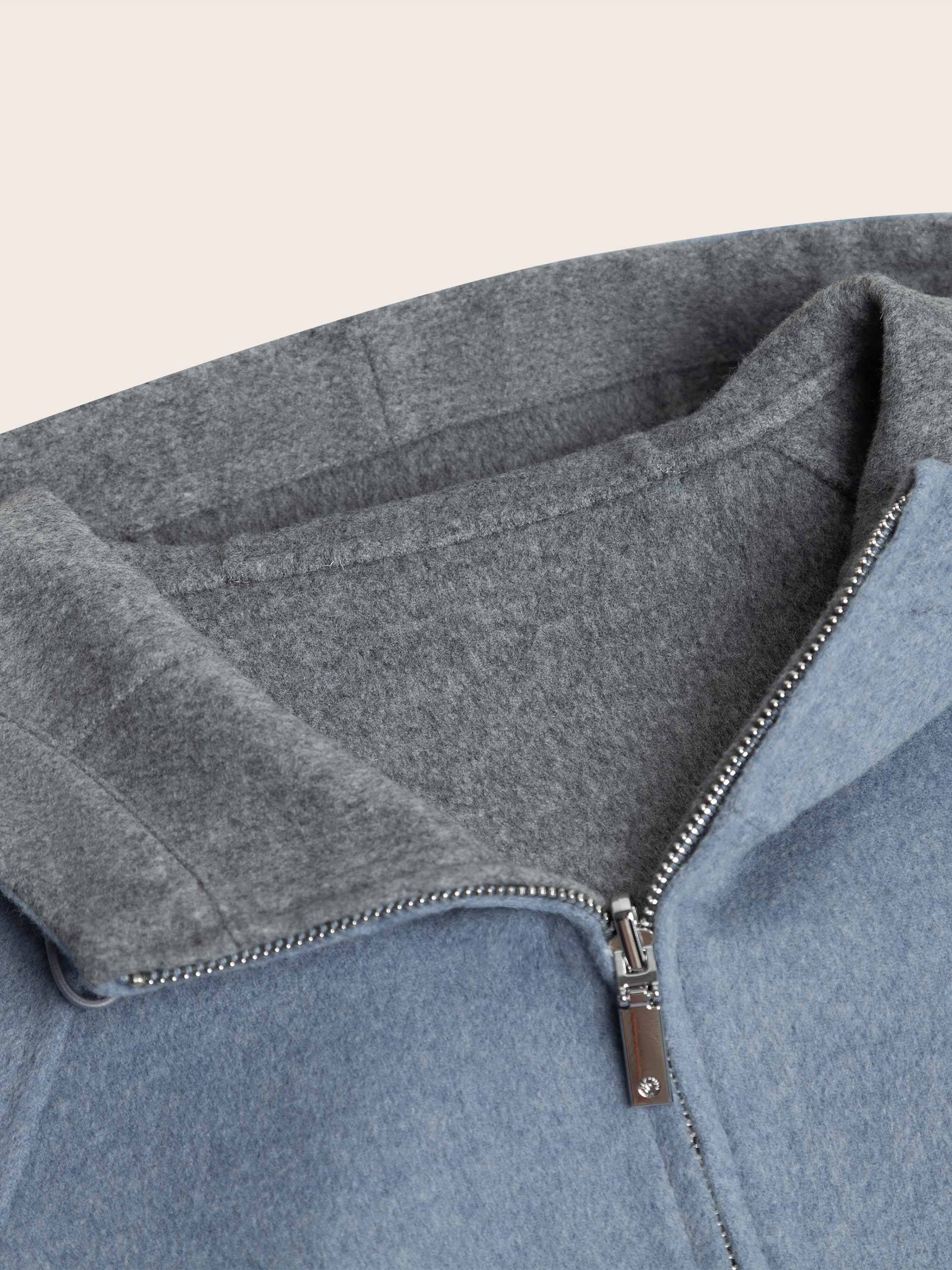 REVERSIBLE OVERSIZED JACKET W/ HOOD - Image 12