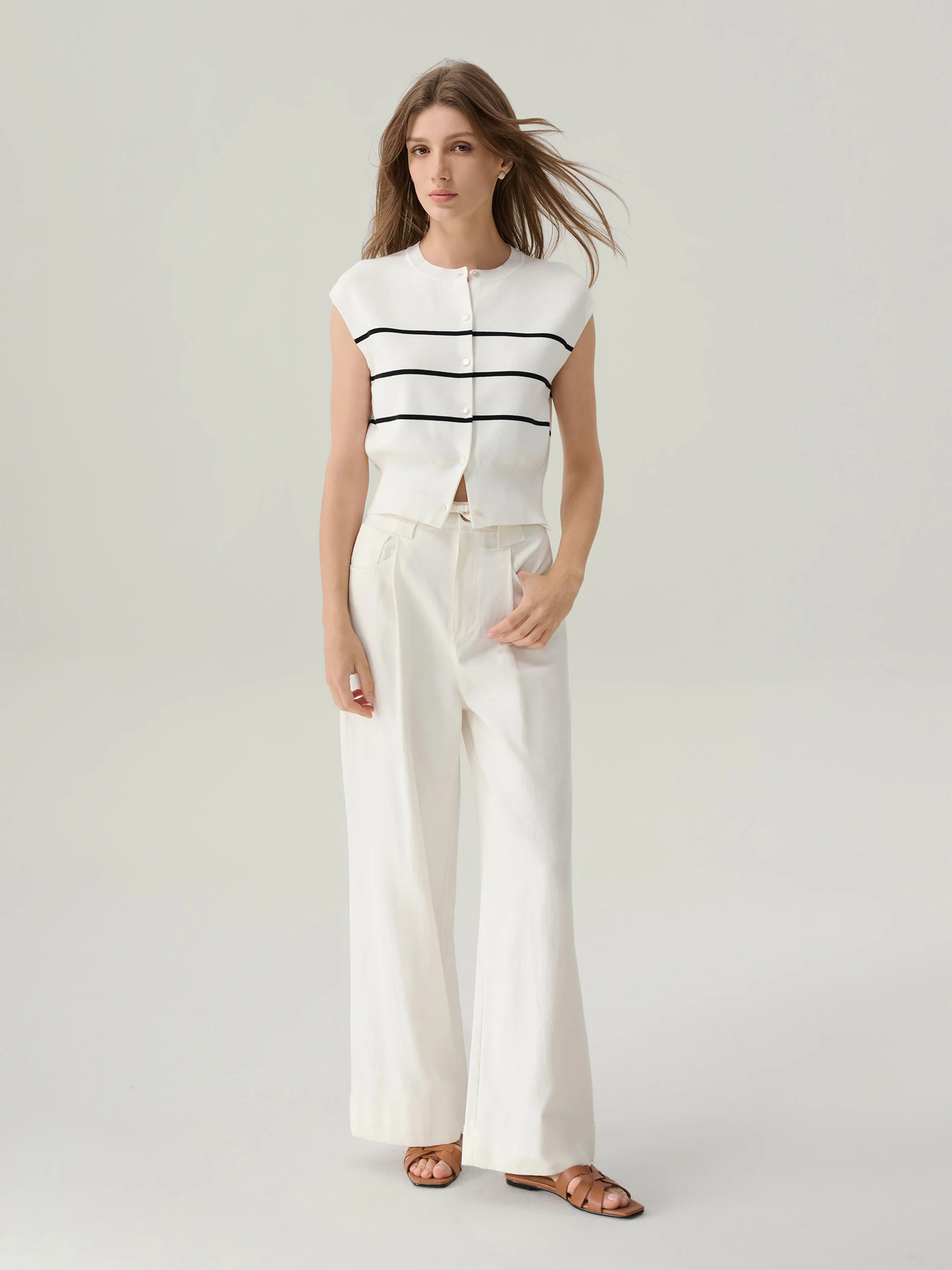 Rosie Linen Wide Leg Pants - Image 5