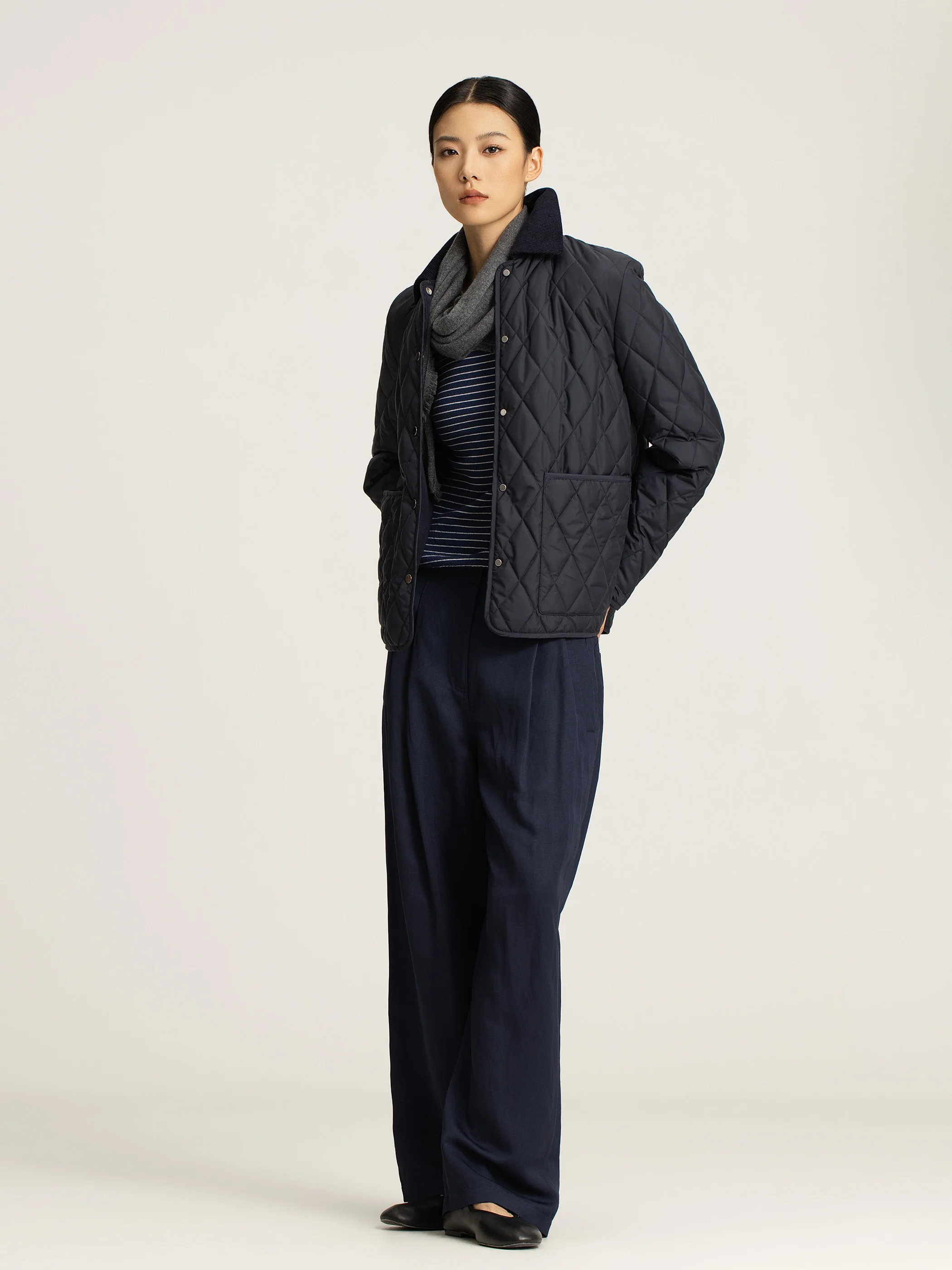 Sabine Quilted Shell Jacket - Image 3