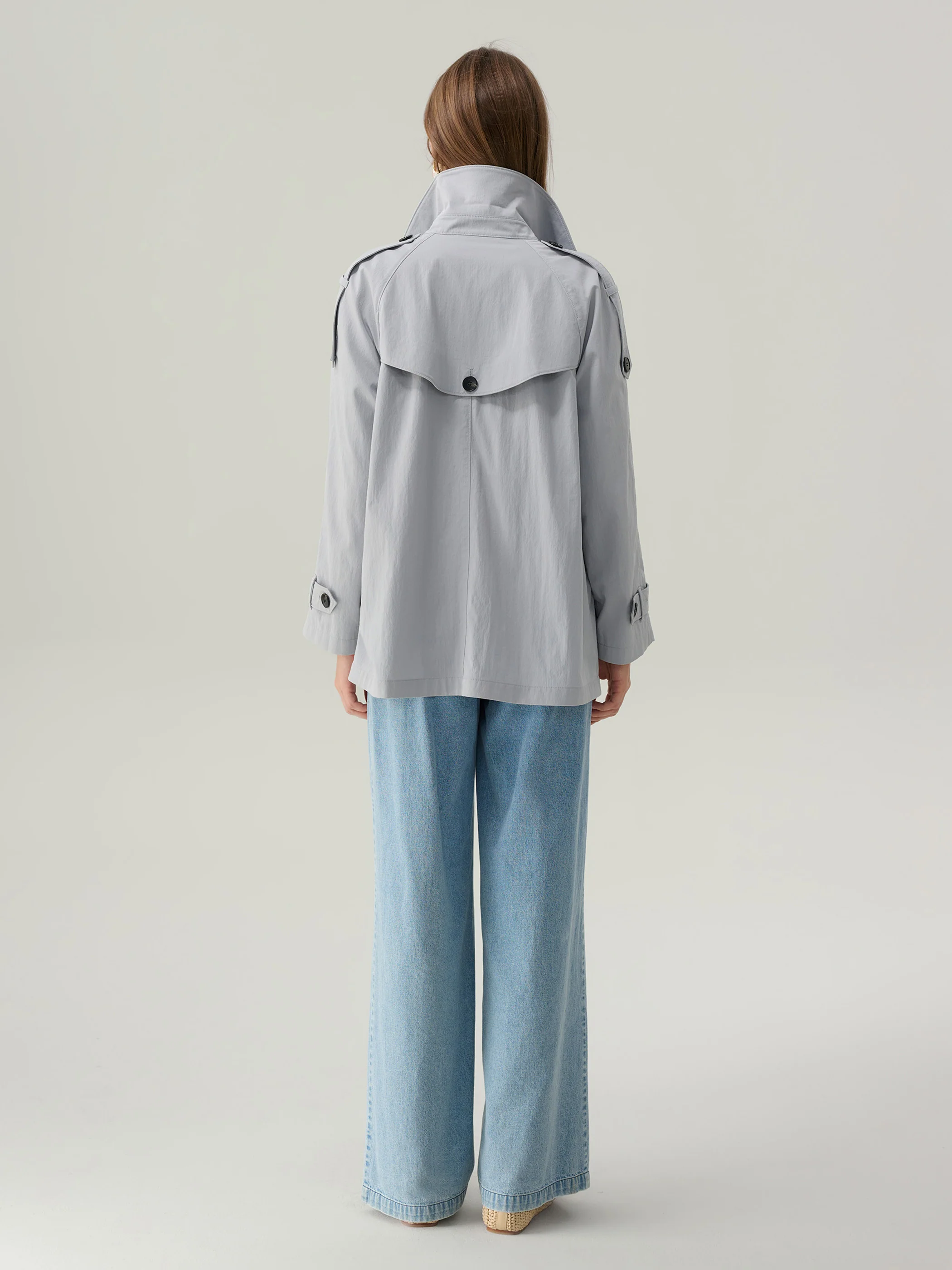 Samantha Short Trench Coat - Image 3