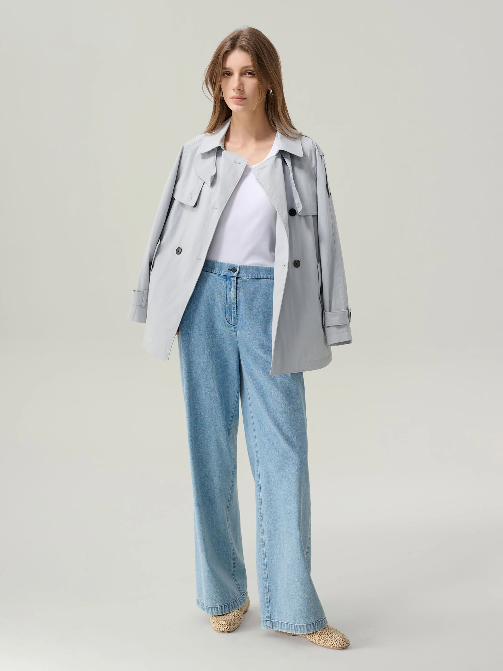 Samantha Short Trench Coat - Image 4