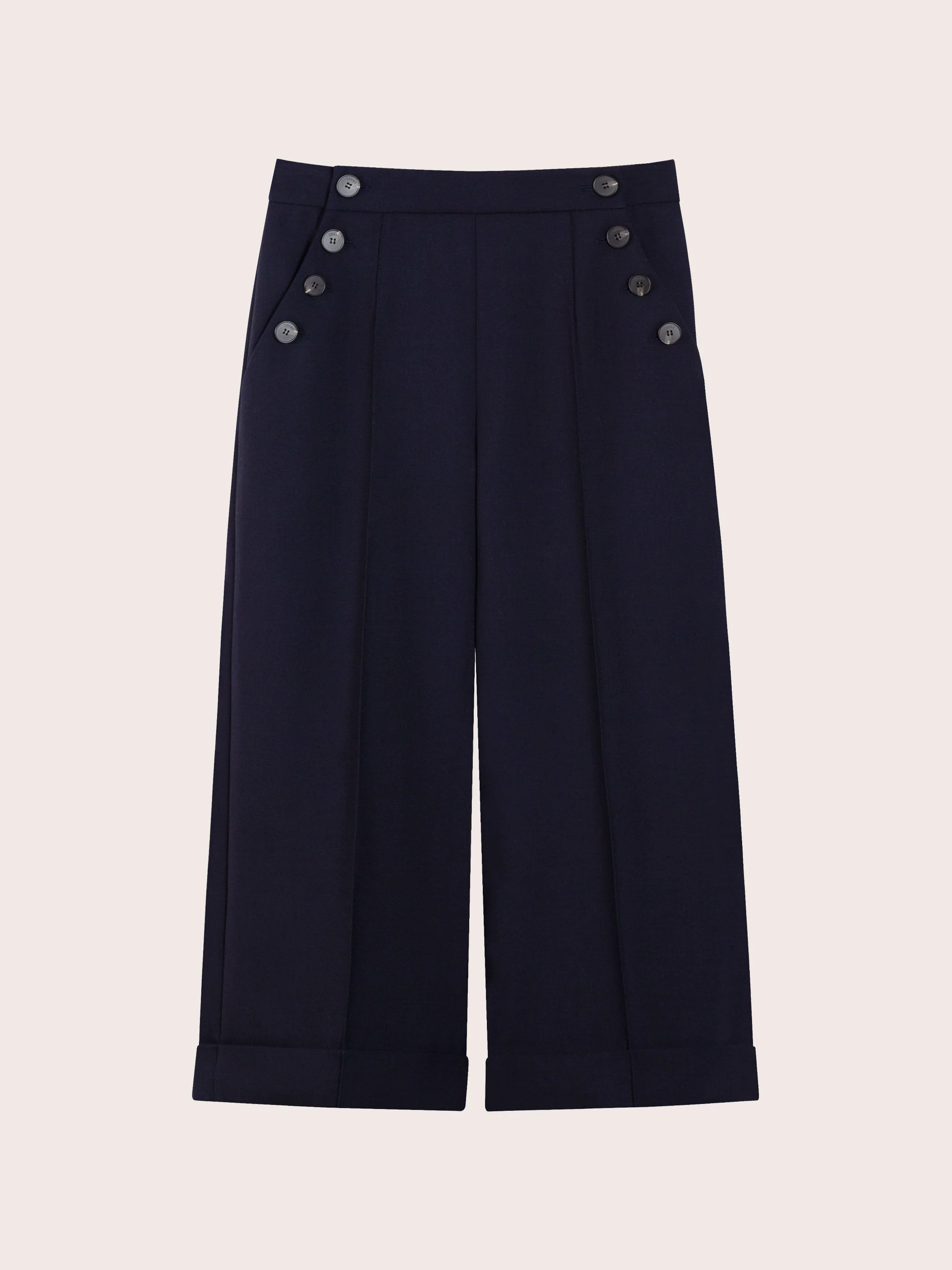SAVANNAH CLASSIC WOOL CROPPED TROUSERS - Image 7