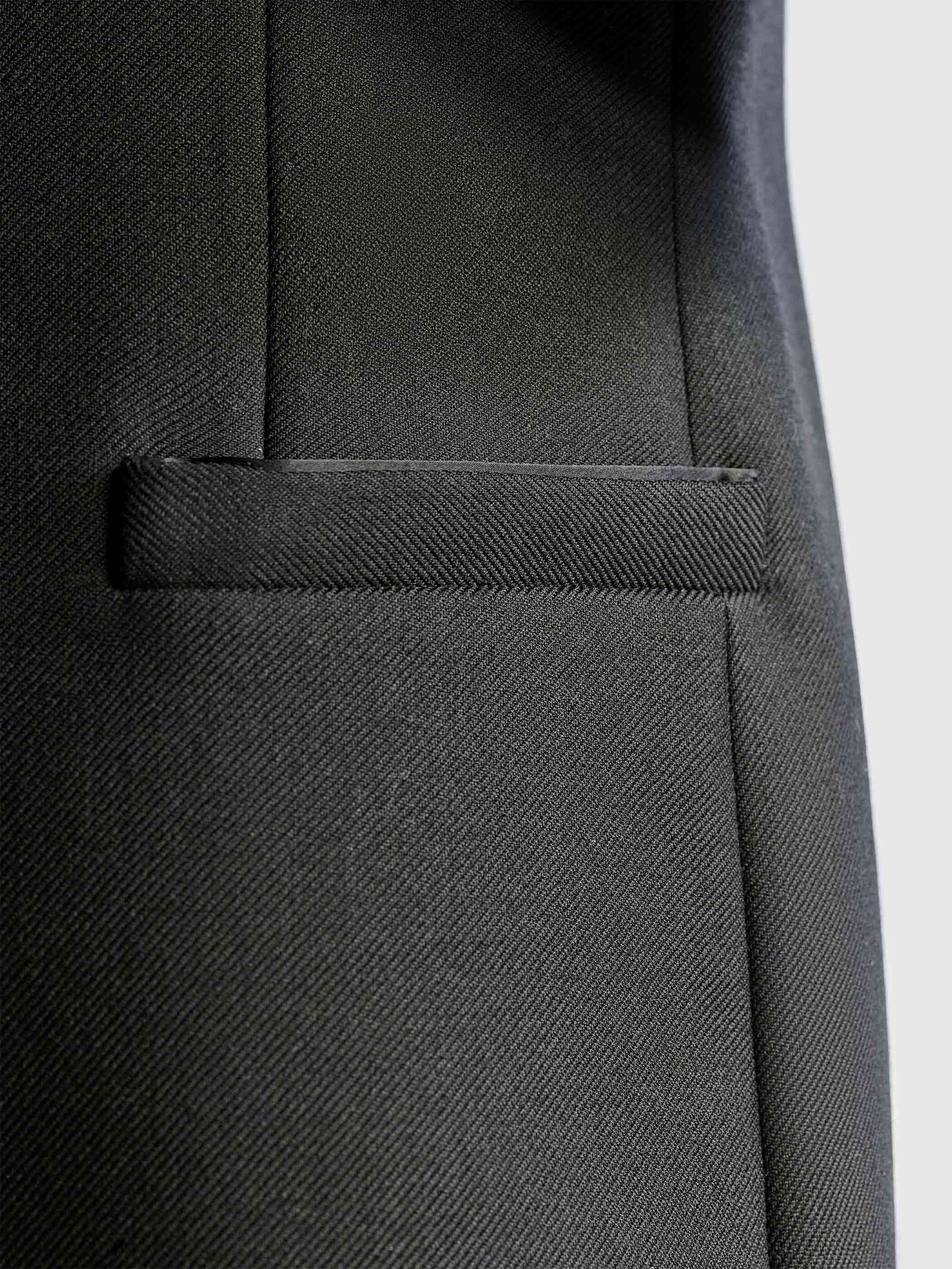 SERAPHINE TWILL WOOL STRAIGHT SUIT JACKET - Image 6