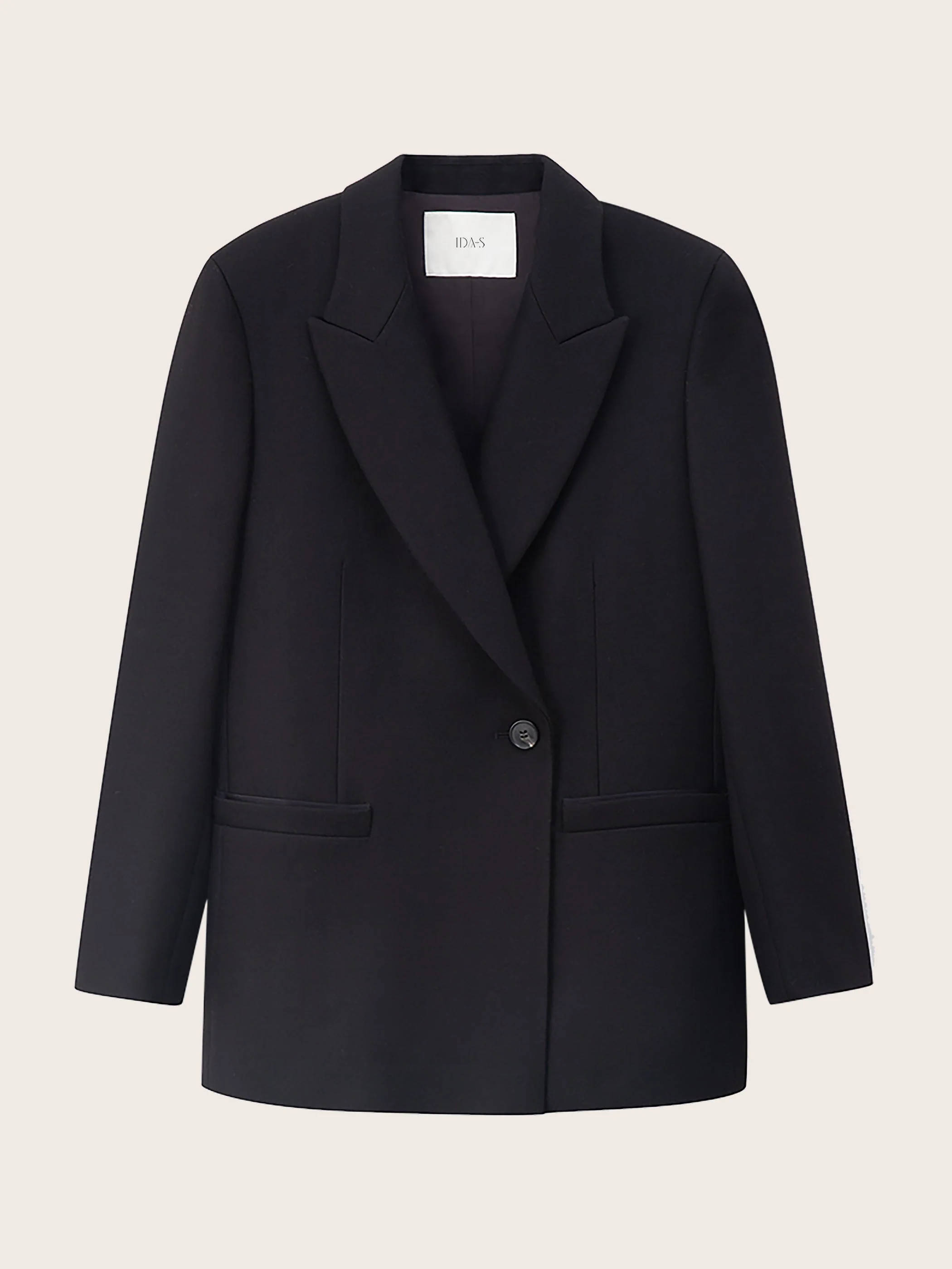 SERAPHINE TWILL WOOL STRAIGHT SUIT JACKET - Image 7