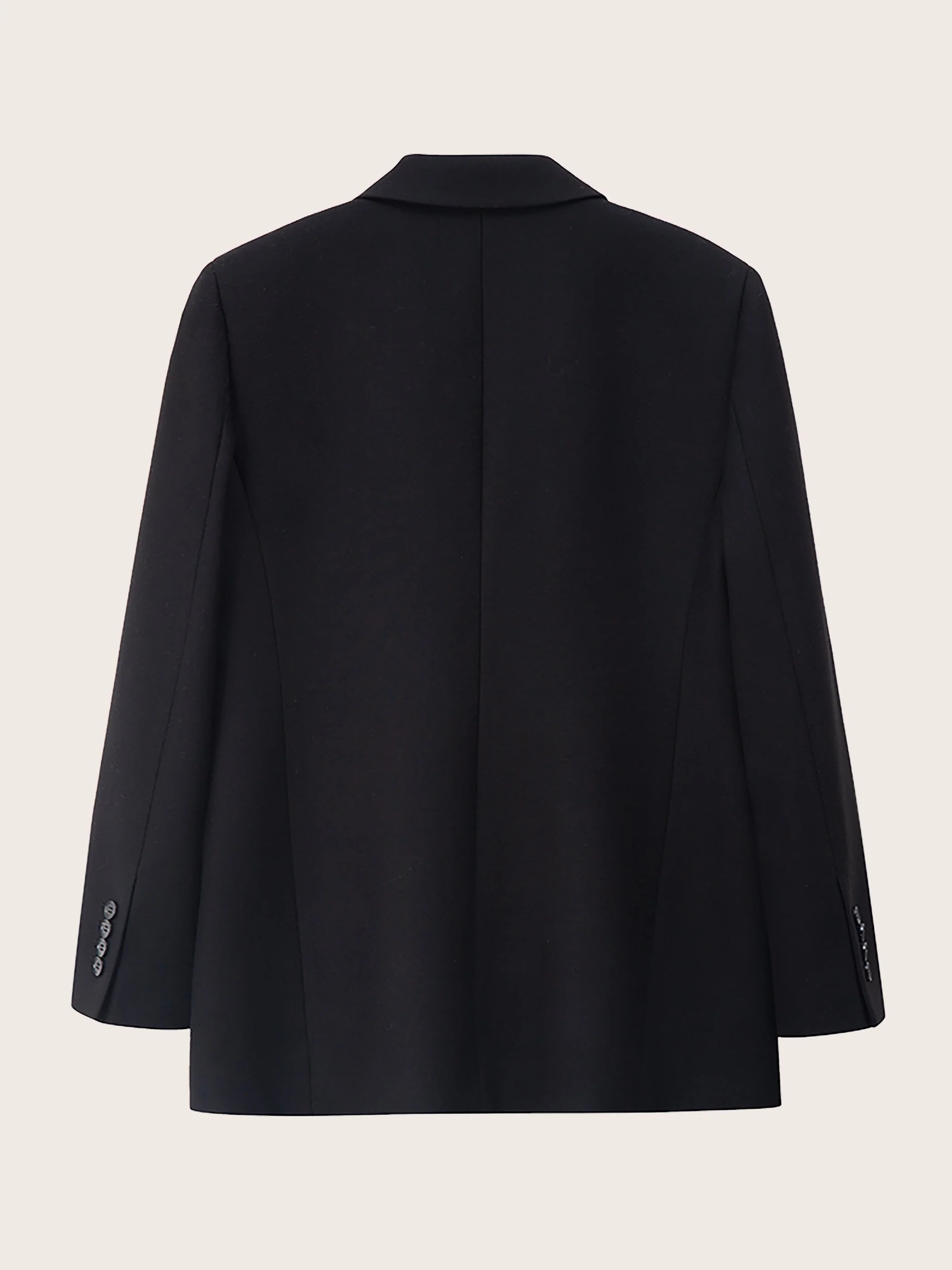SERAPHINE TWILL WOOL STRAIGHT SUIT JACKET - Image 8