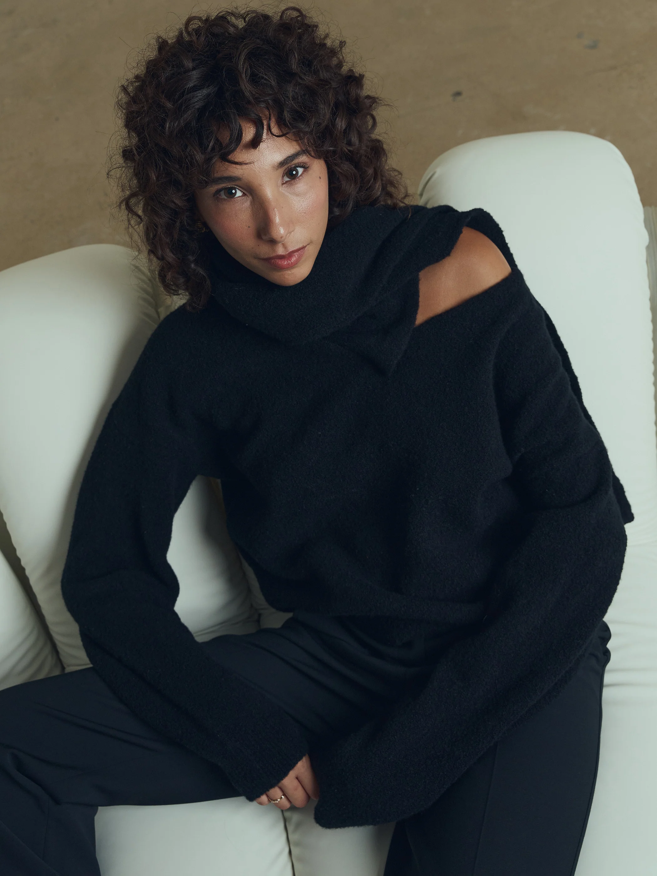 Seren Wool Scarf Jumper