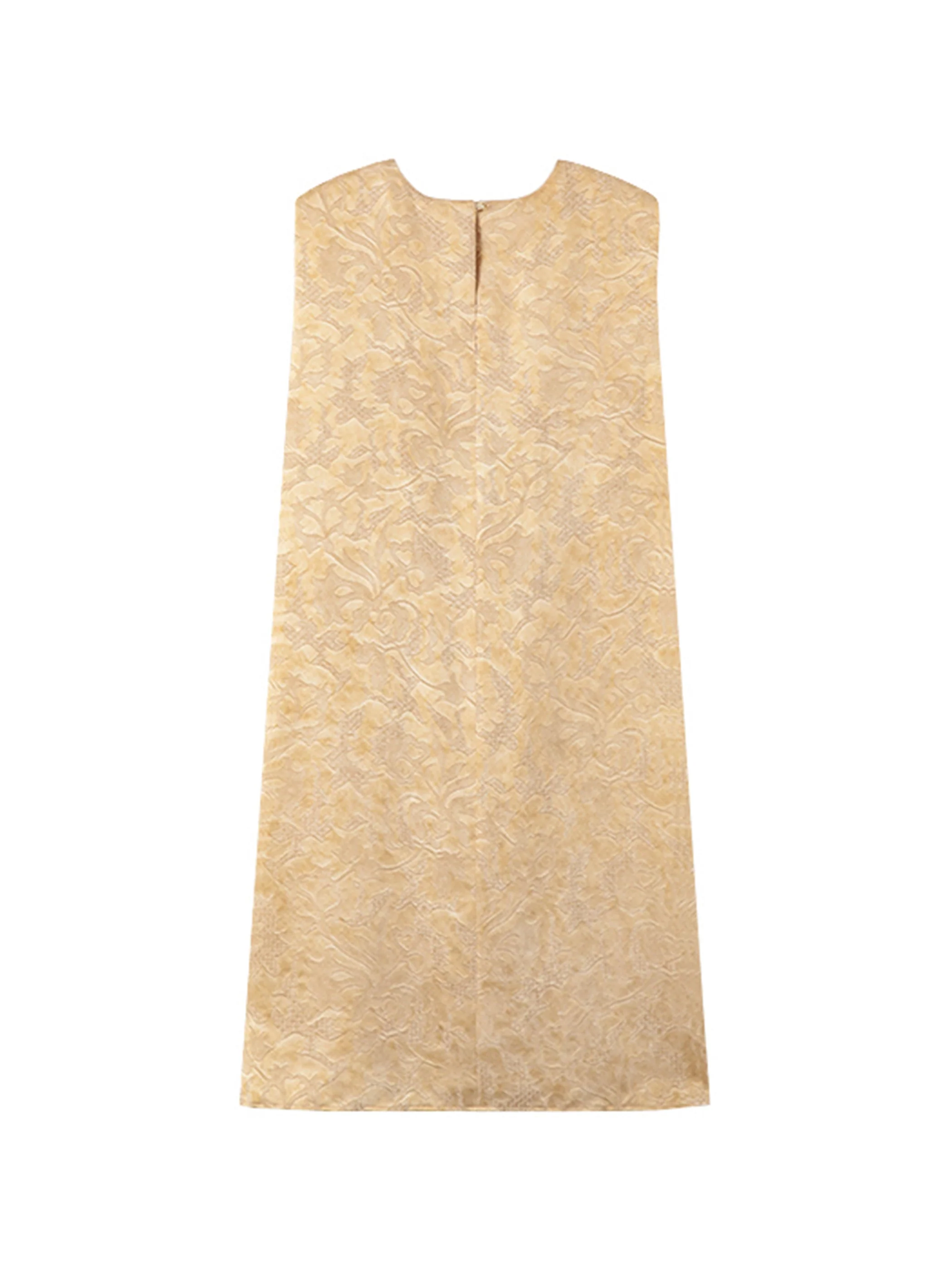 SILK JACQUARD FABRIC DRESS - Image 7