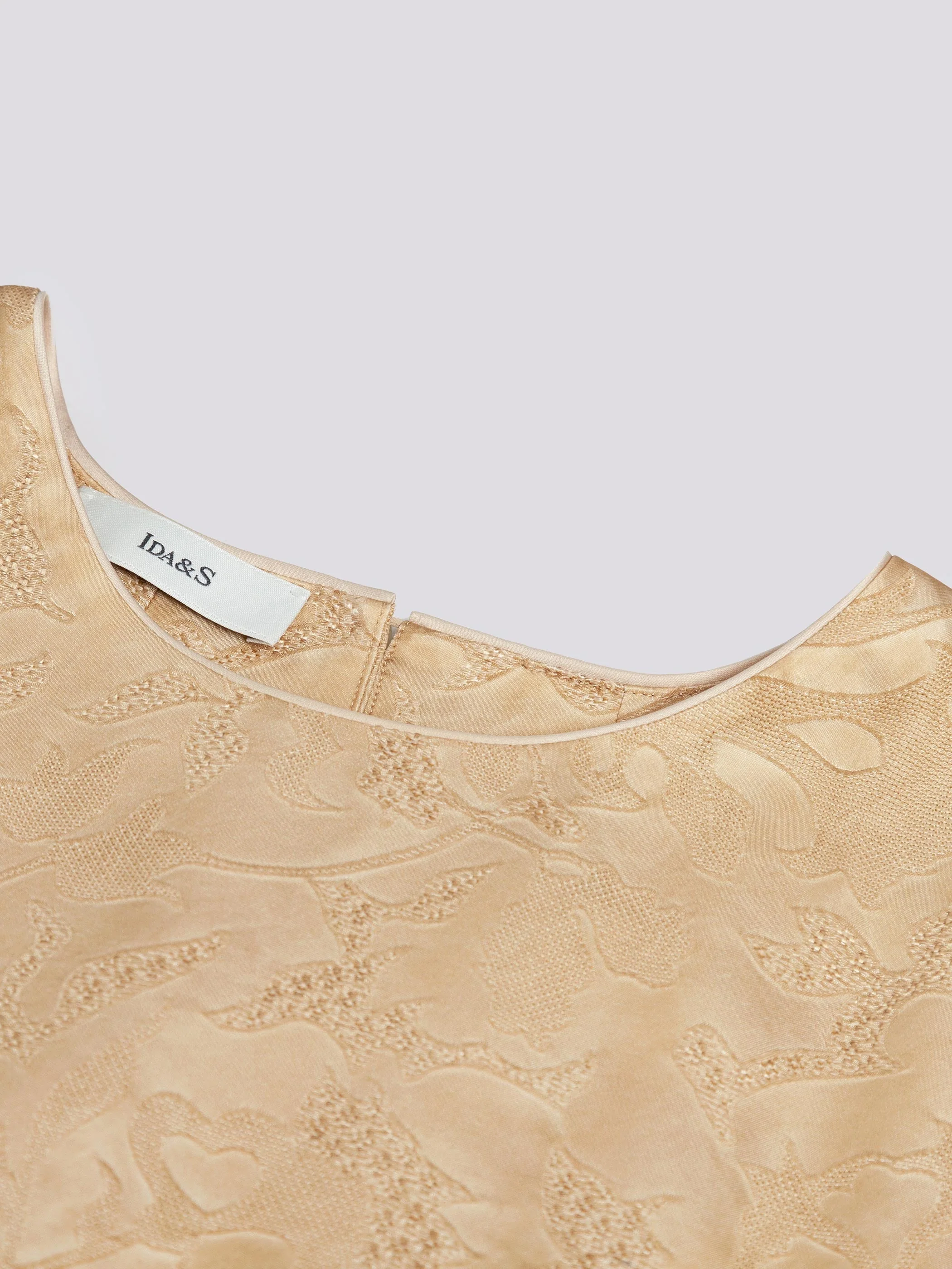 SILK JACQUARD FABRIC DRESS - Image 8