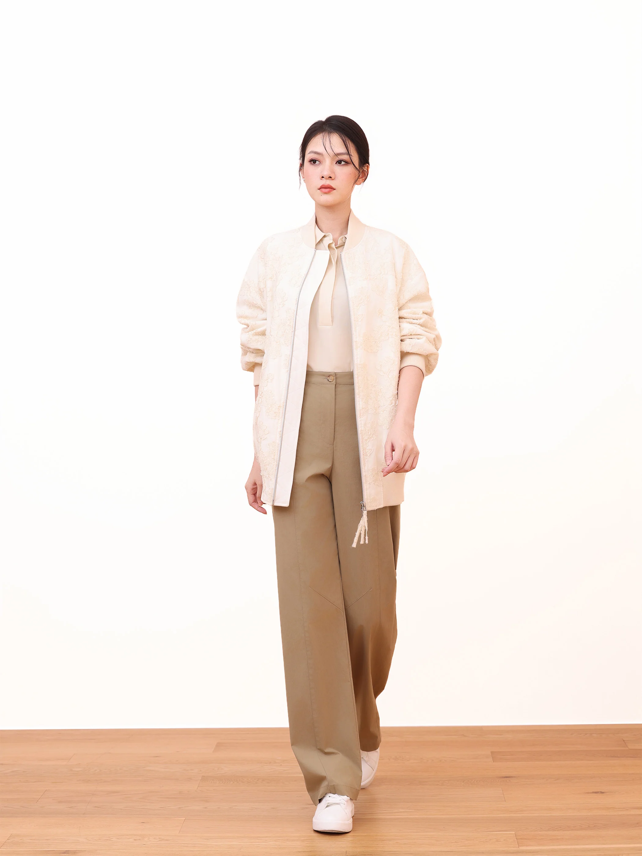 SILK SHORT SLEEVE BLOUSE - Image 6