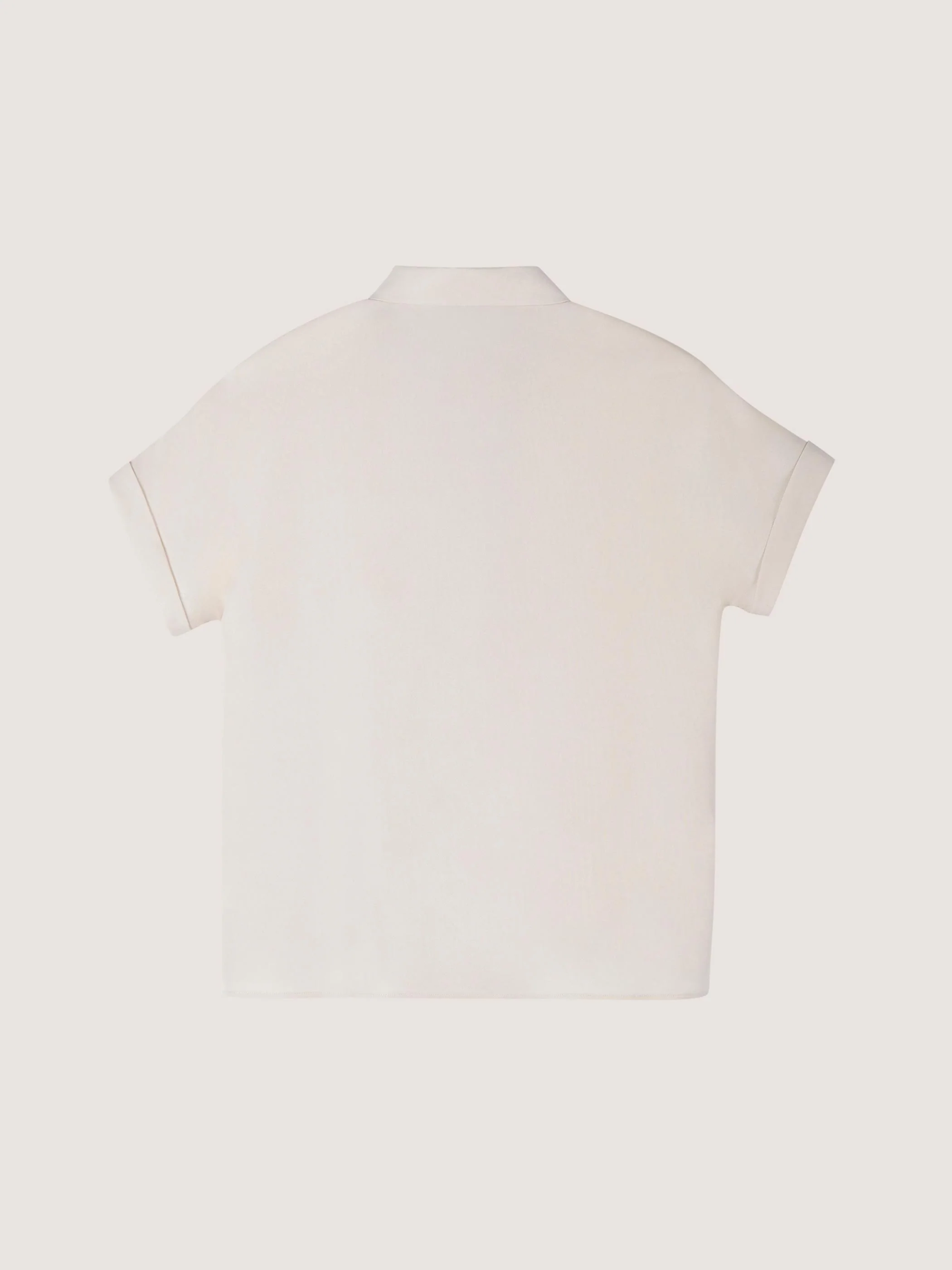 SILK SHORT SLEEVE BLOUSE - Image 7