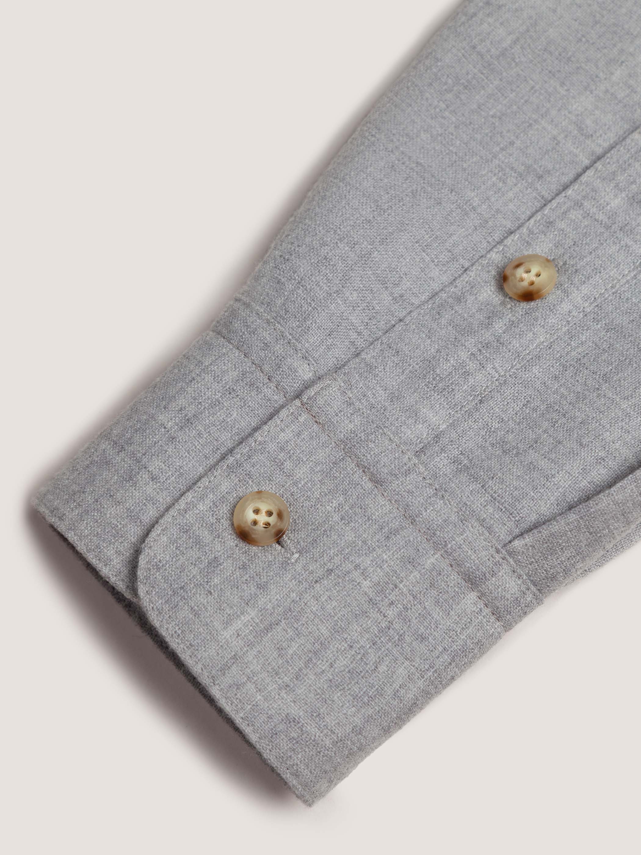 SKY WOOL LONG SLEEVE BUTTON DOWN BLOUSE - Image 12