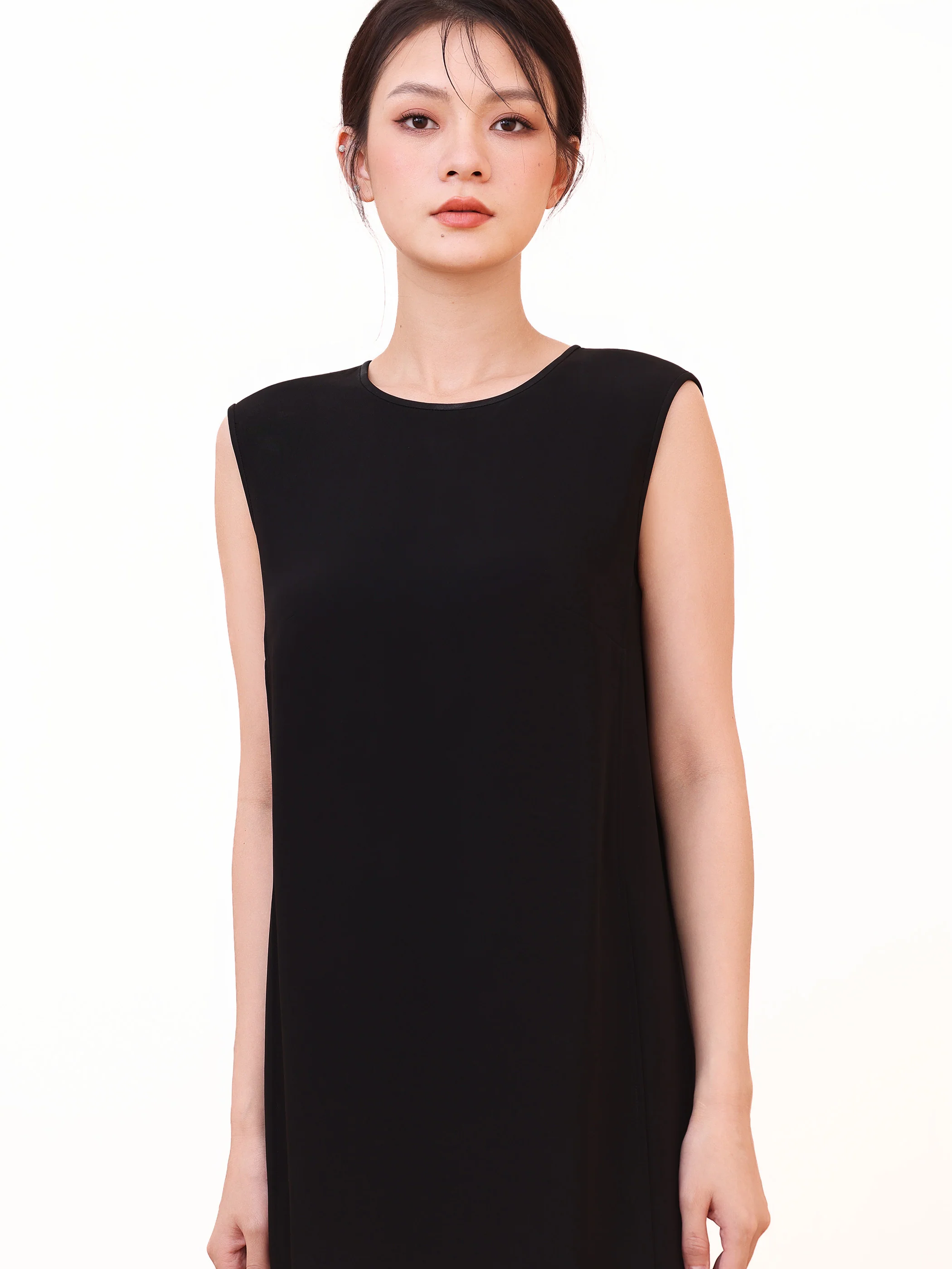 SLEEVELESS SHEATH DRESS WITH POCKETS - Image 6