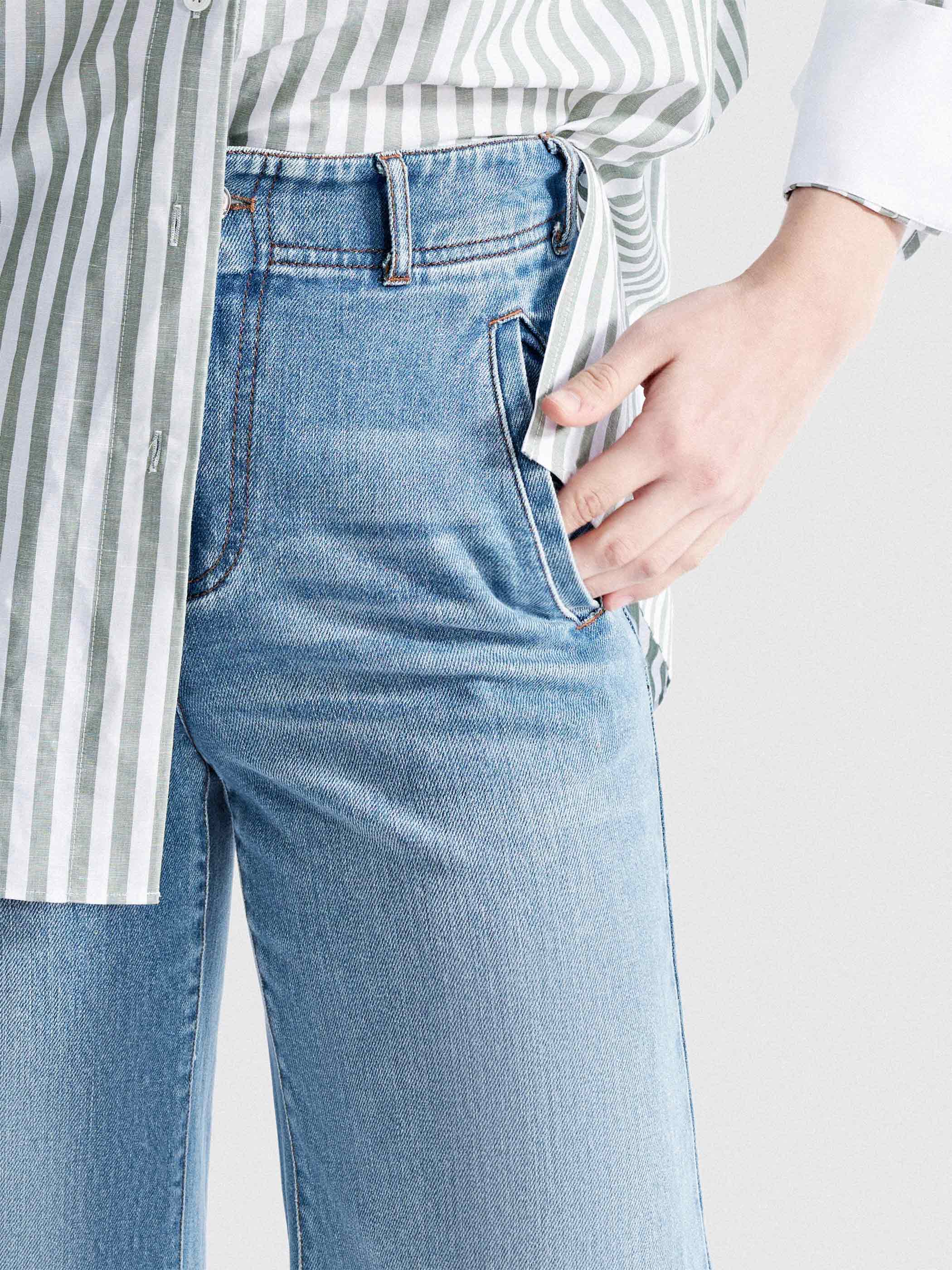 SOLEIL HIGH WAISTED STRAIGHT DENIM - Image 8