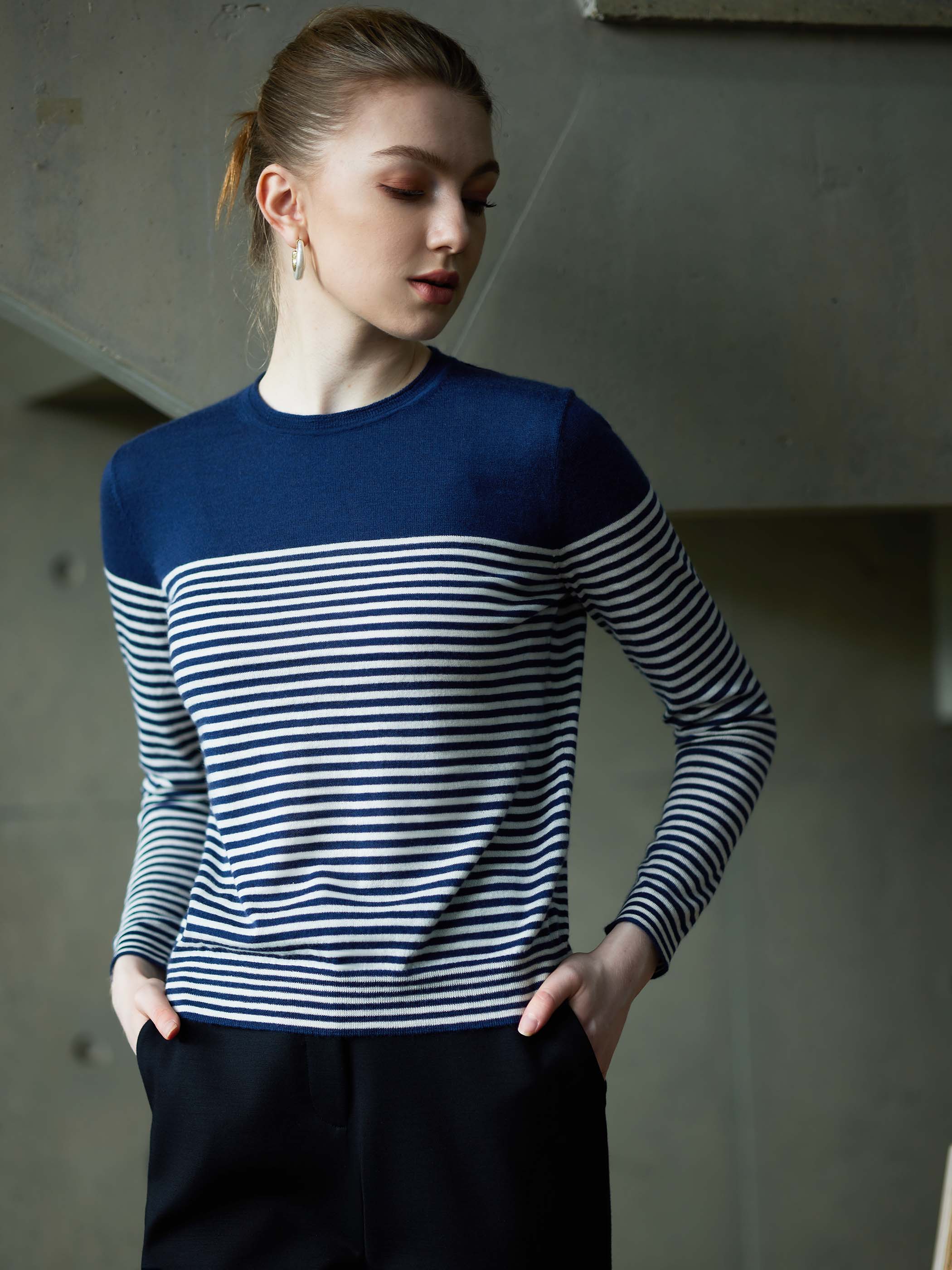 SUPER LIGHTWEIGHT CASHEMERE KNIT TOP - Image 7