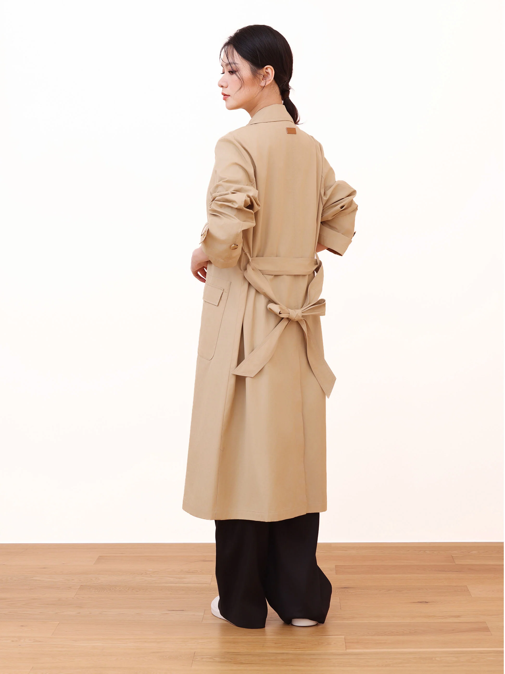 SUPER LIGHTWEIGHT COTTON TRENCH COAT - Image 3