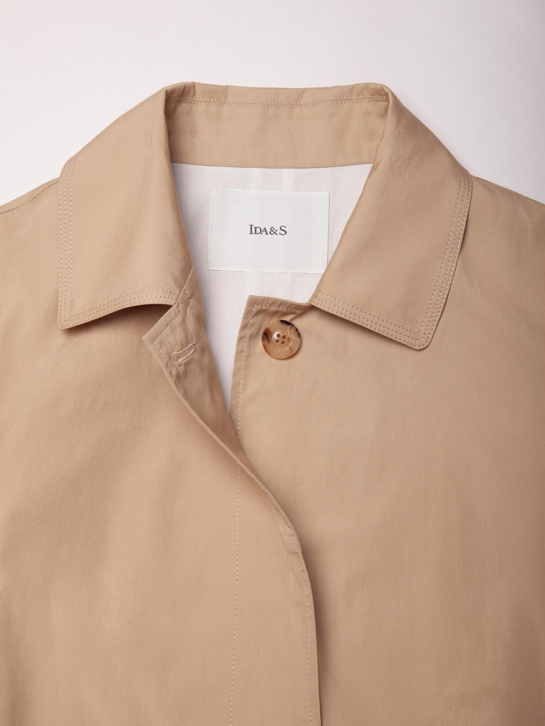SUPER LIGHTWEIGHT COTTON TRENCH COAT - Image 6