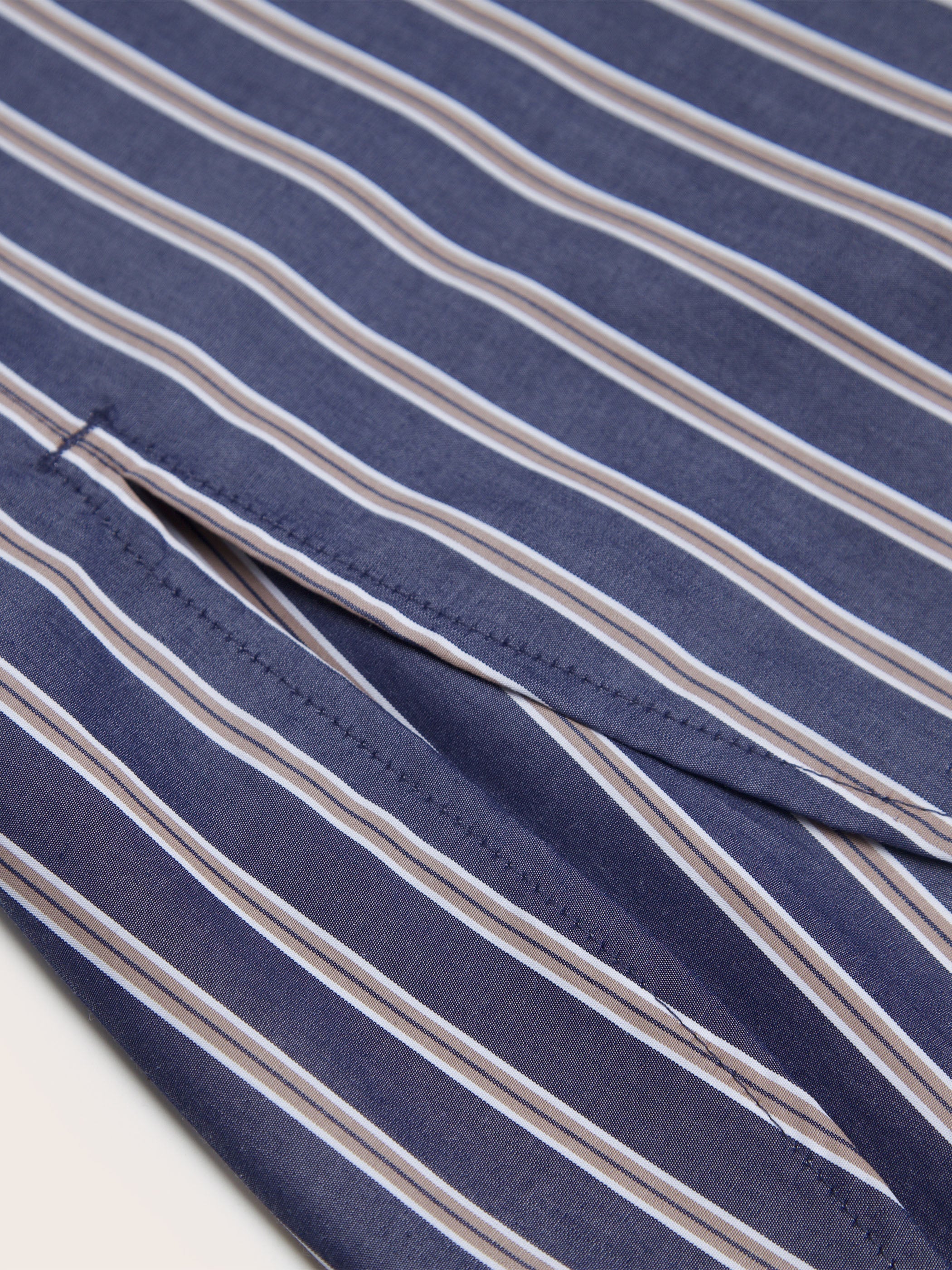 Sybil Striped Cotton Button Down Top - Image 10