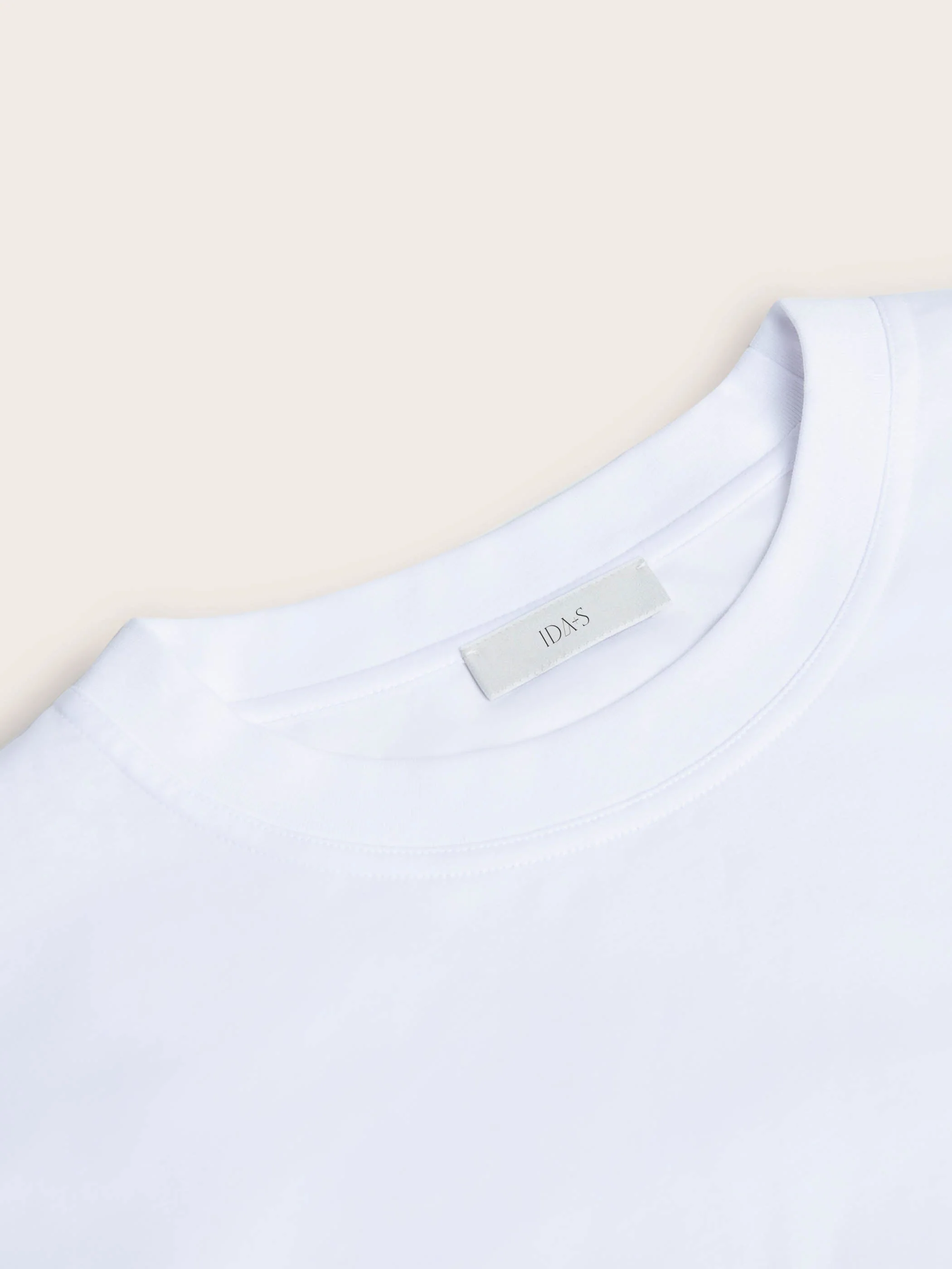 Sylvia Cotton/Silk White T-Shirt - Image 8
