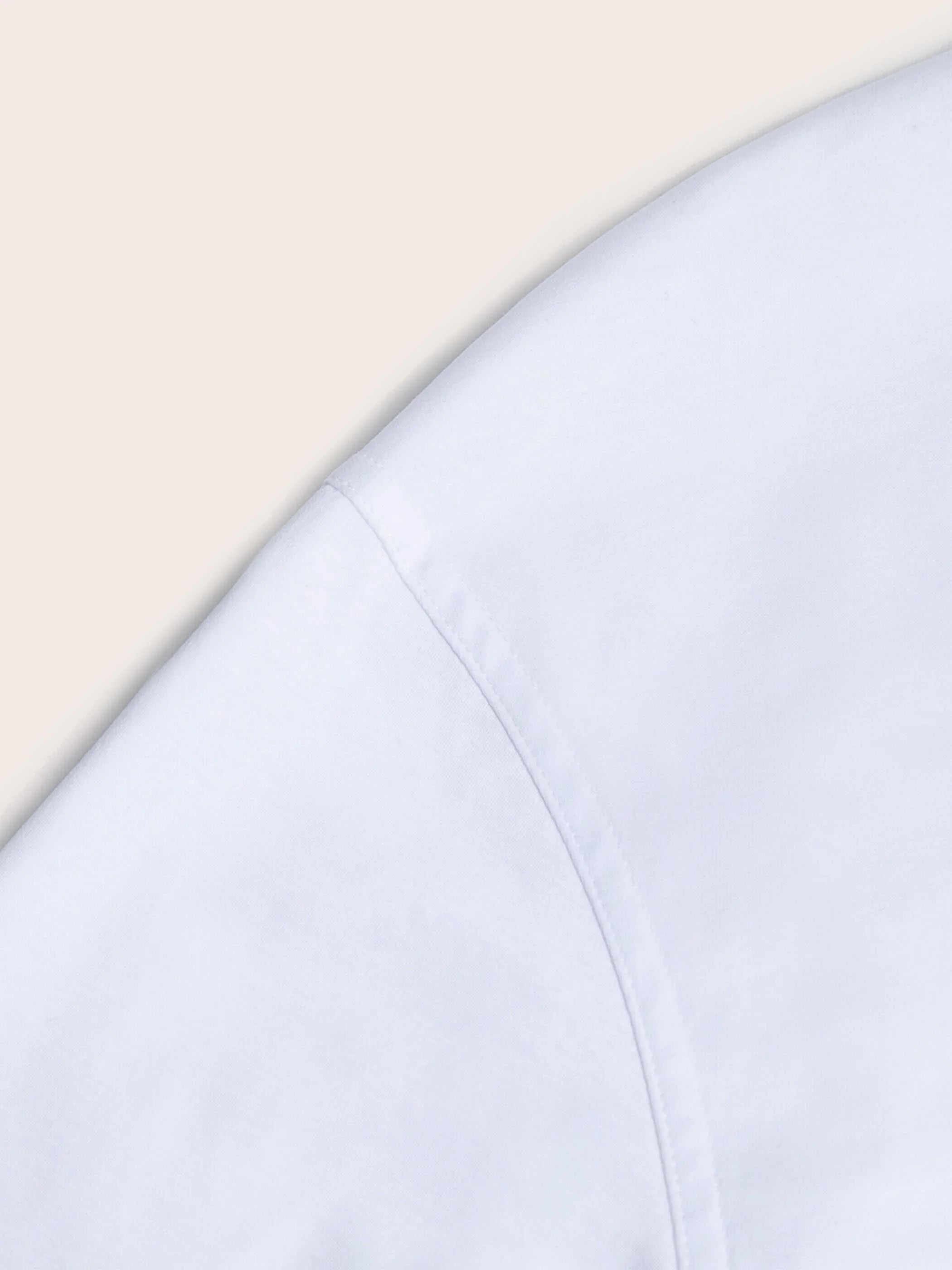 Sylvia Cotton/Silk White T-Shirt - Image 9