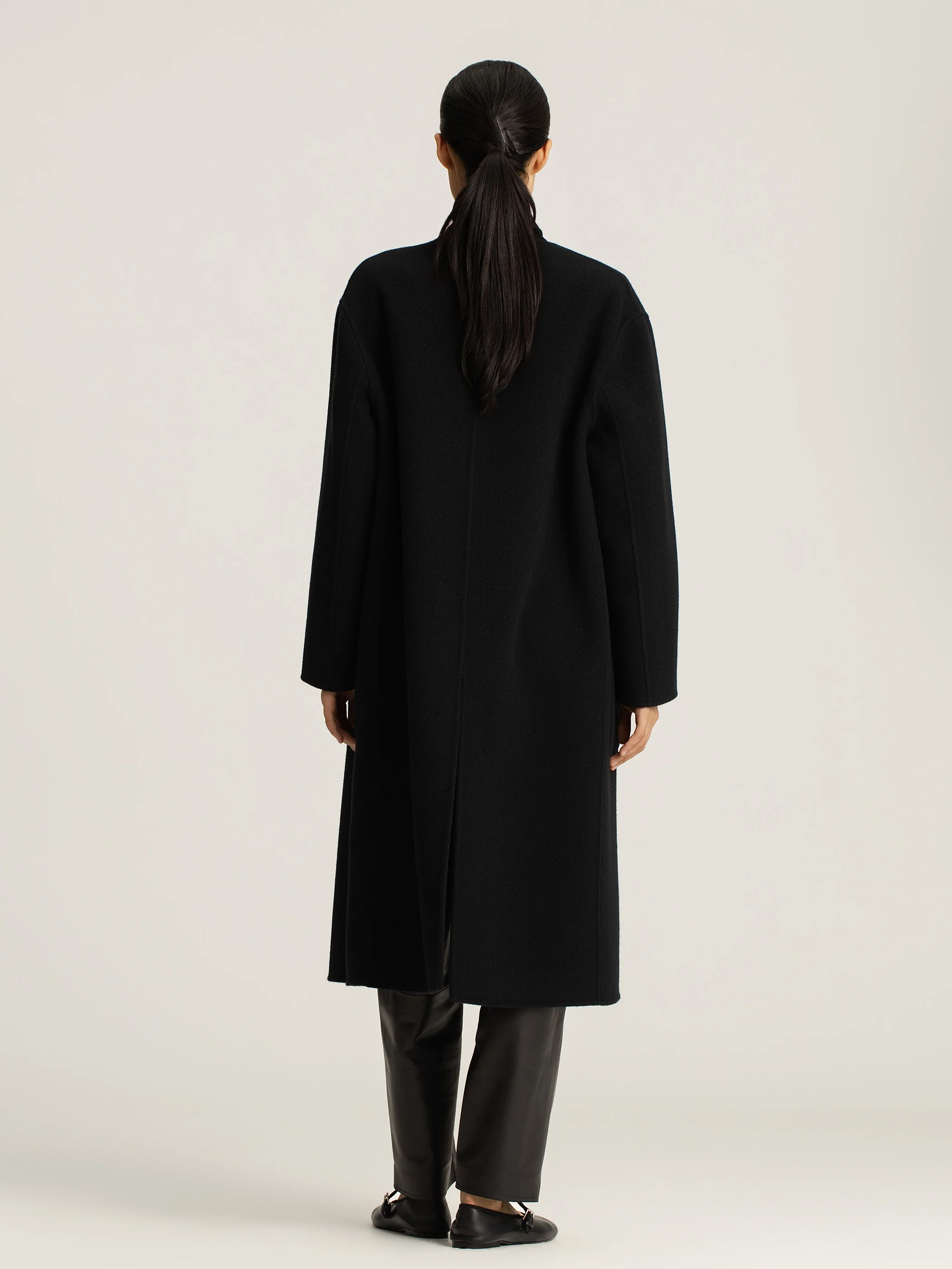 Sylvie Lambswool Scarf Coat - Image 4
