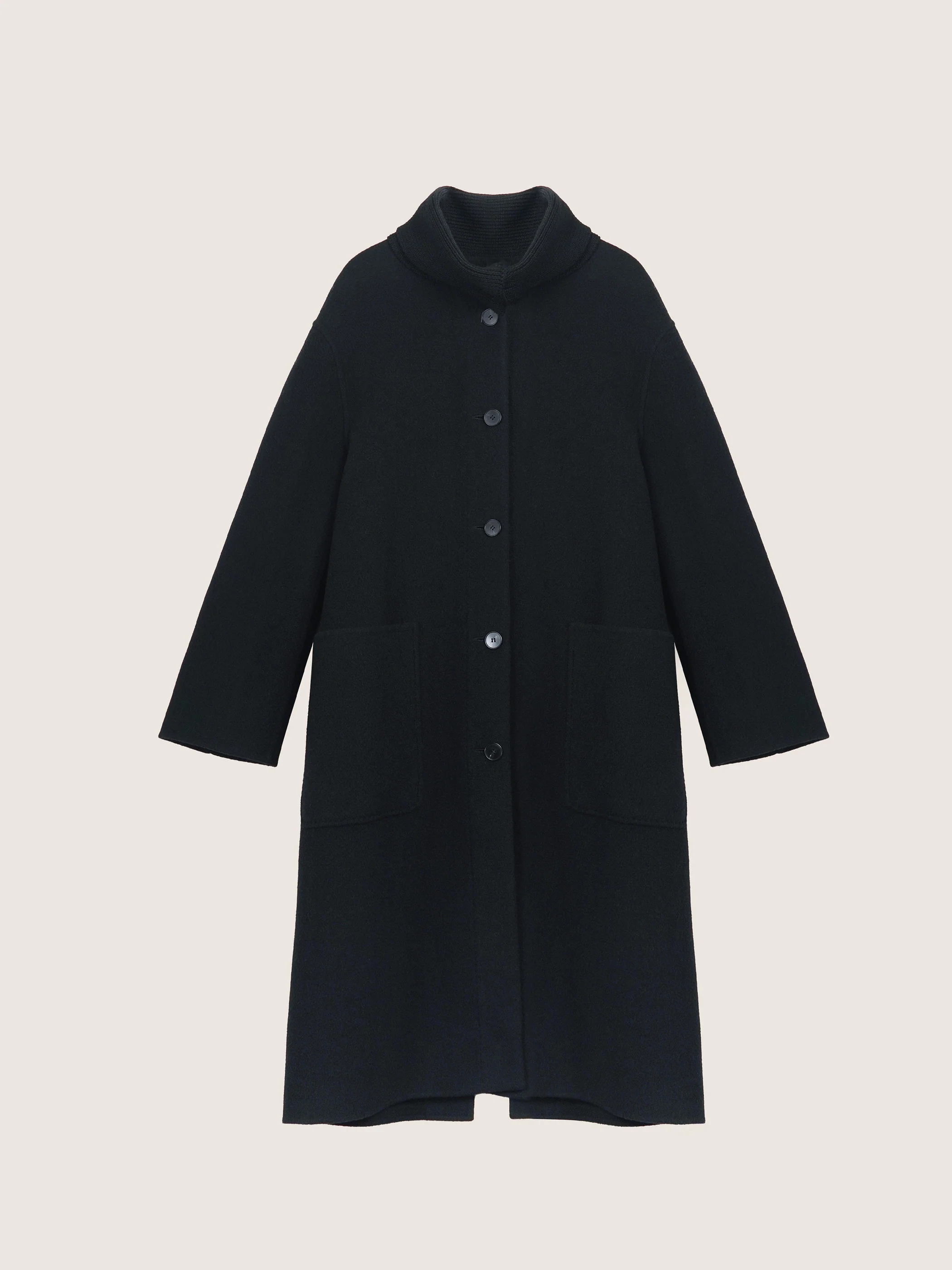 Sylvie Lambswool Scarf Coat - Image 6