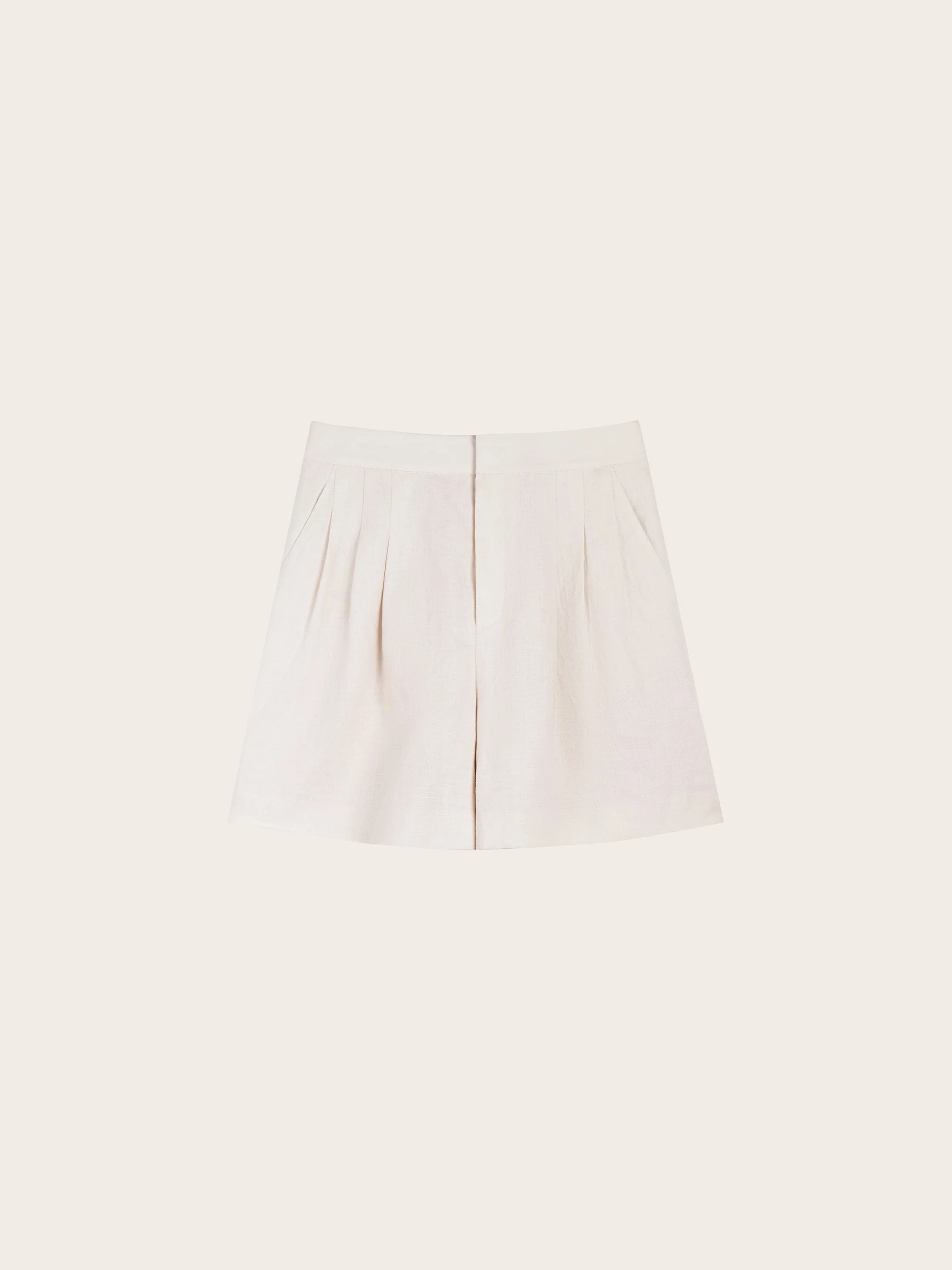 Talea Linen Pleated Short - Image 5