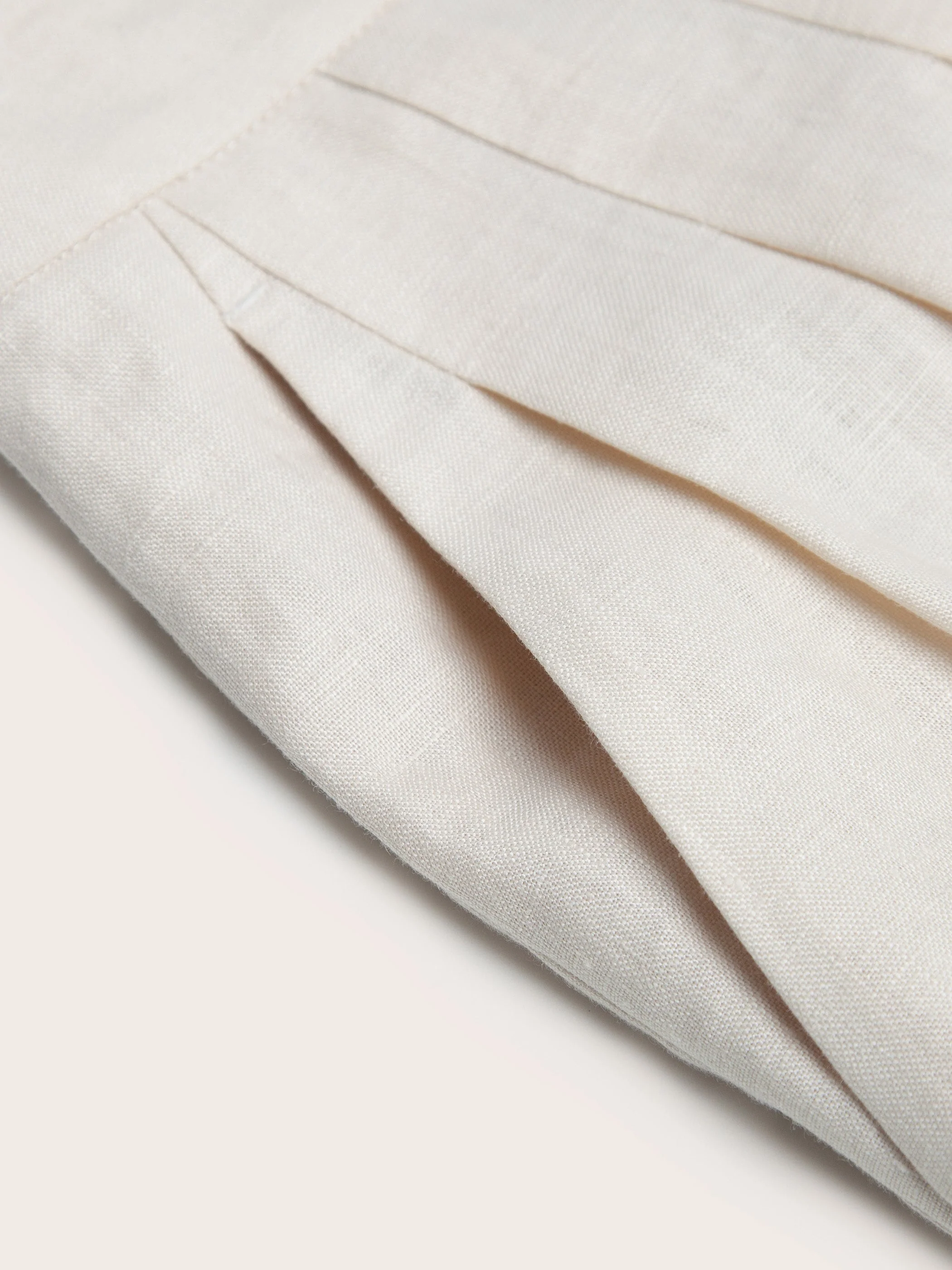 Talea Linen Pleated Short - Image 9