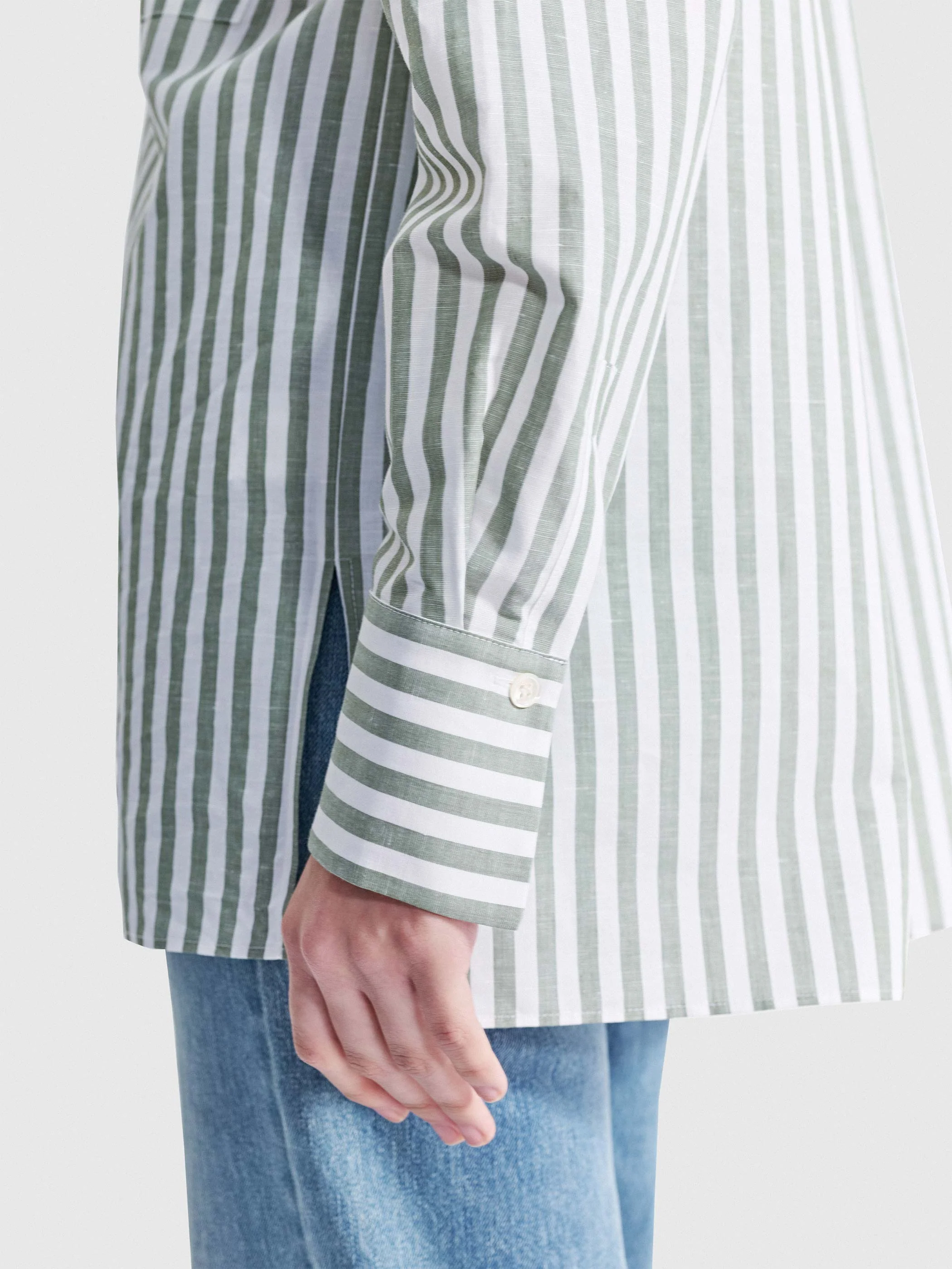 TALYSE STRIPE BUTTON DOWN - Image 6