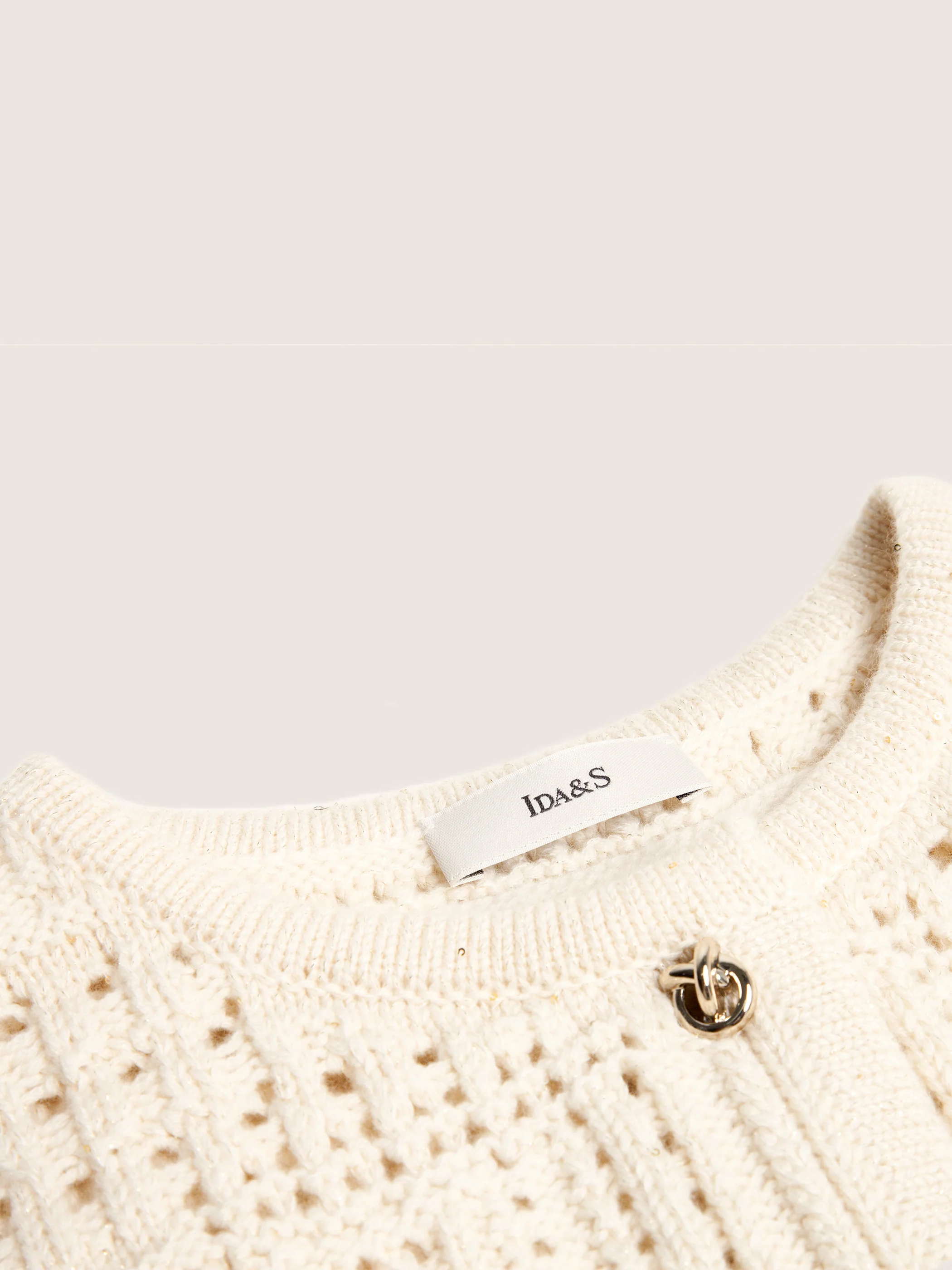 Thea Wool/Cashmere Crochet Cardigan - Image 11