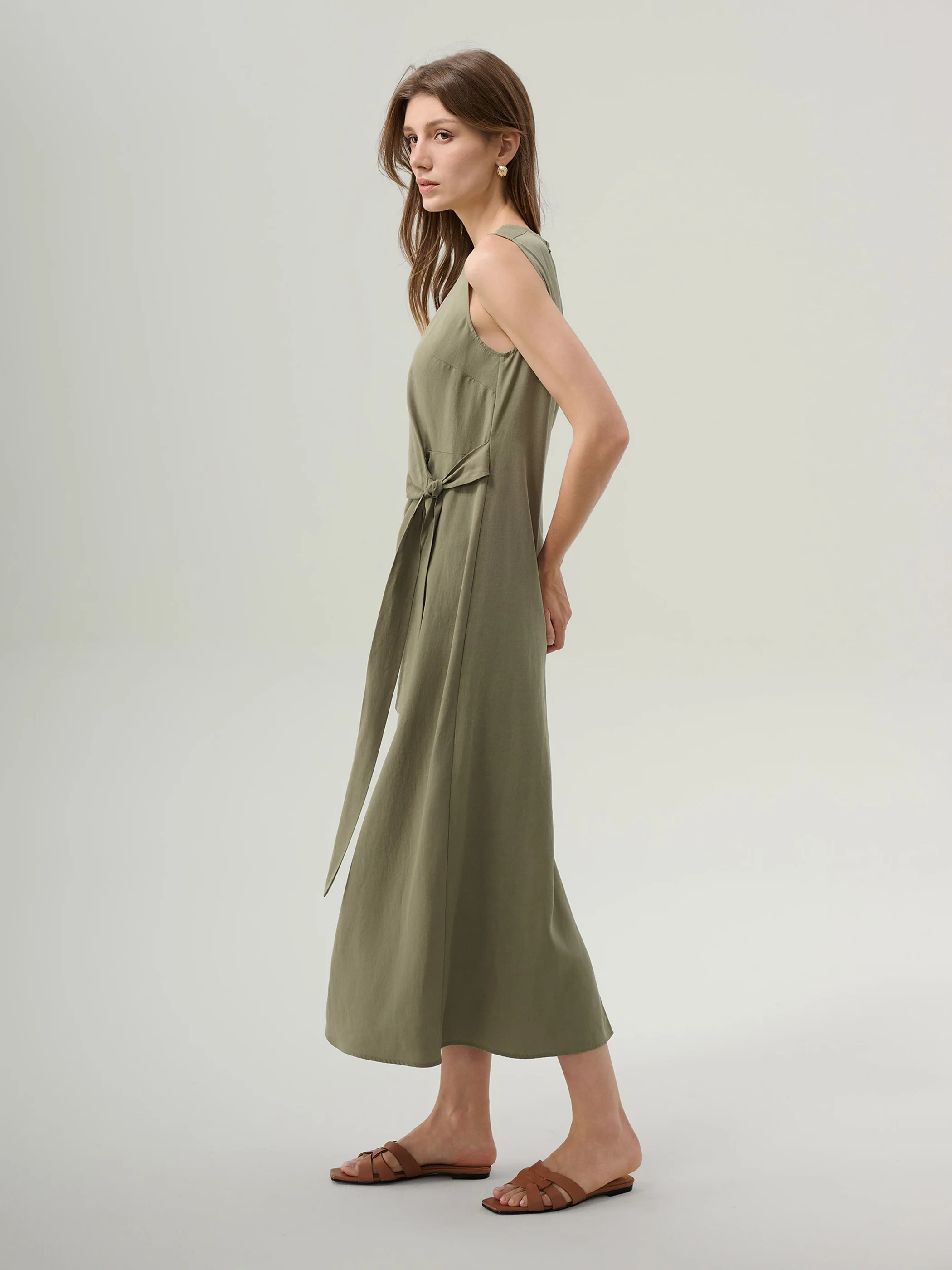 Tillie Linen Blend Dress - Image 4
