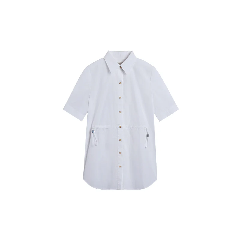 TUNIC BLOUSE W/ DRAWSTRING WAIST DETAIL - Image 6