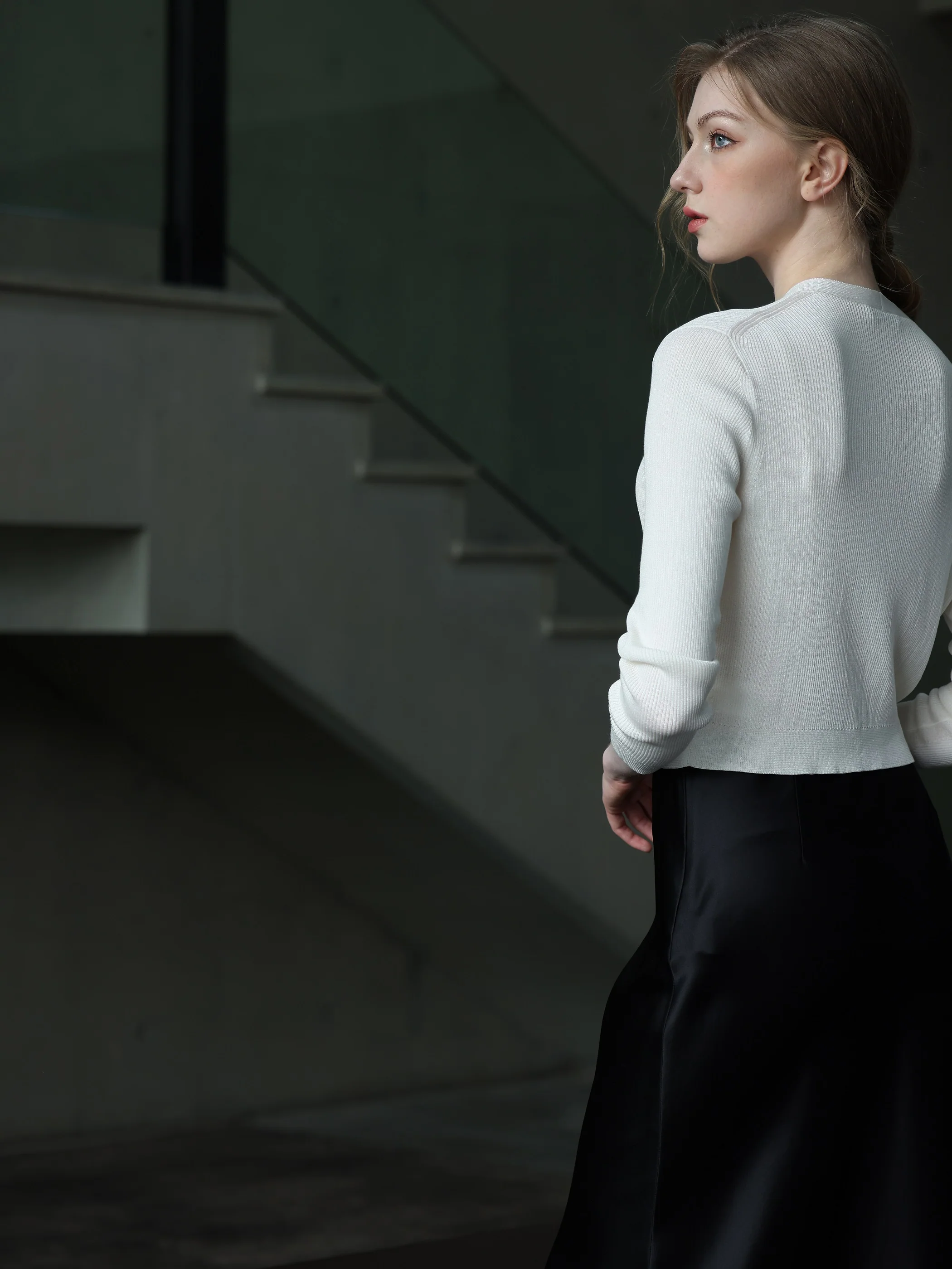 V-NECK BUTTON FRONT CARDIGAN - Image 5