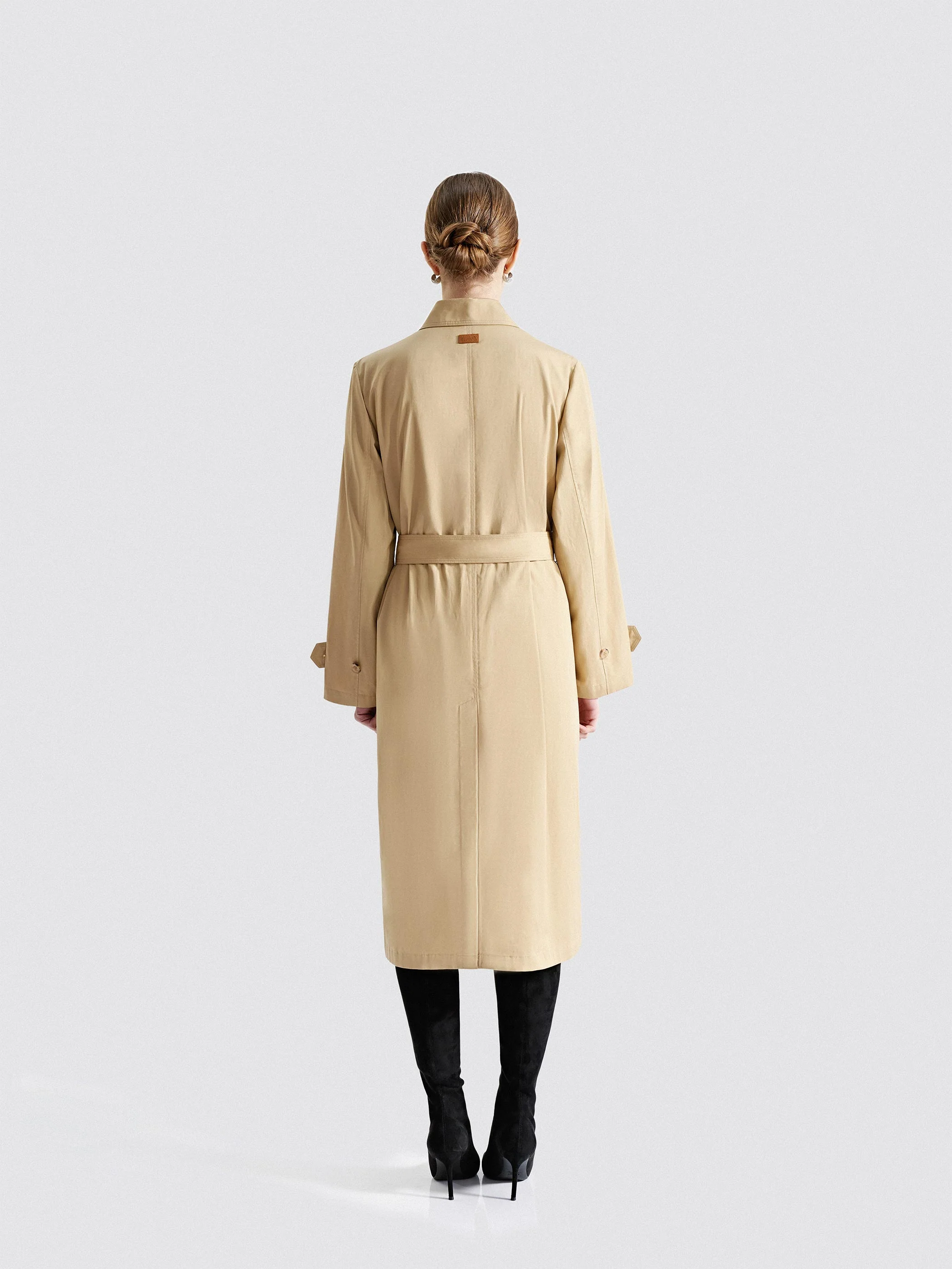 VALORA LIGHTWEIGHT COTTON TRENCH COAT - Image 5