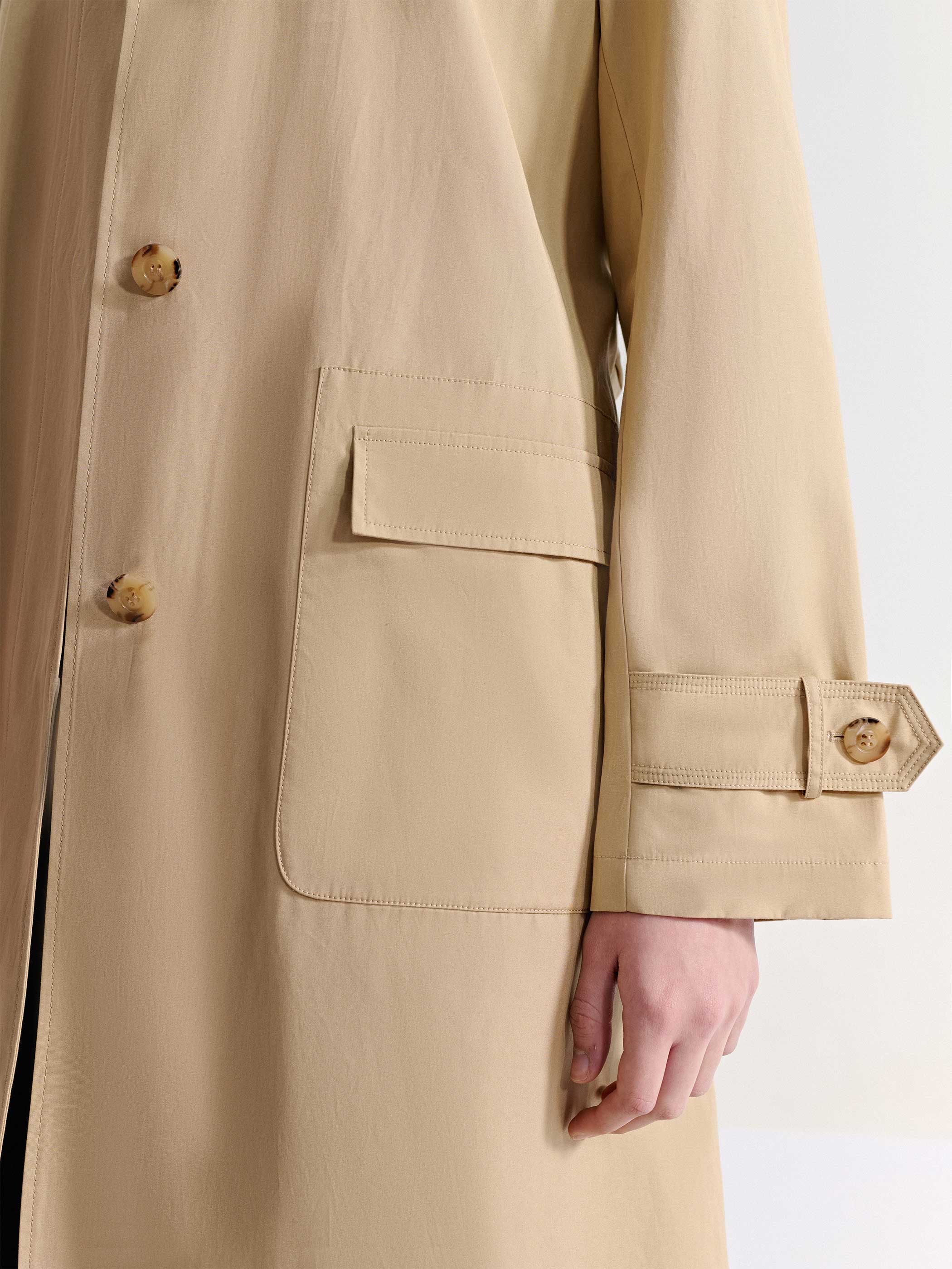 VALORA LIGHTWEIGHT COTTON TRENCH COAT - Image 8