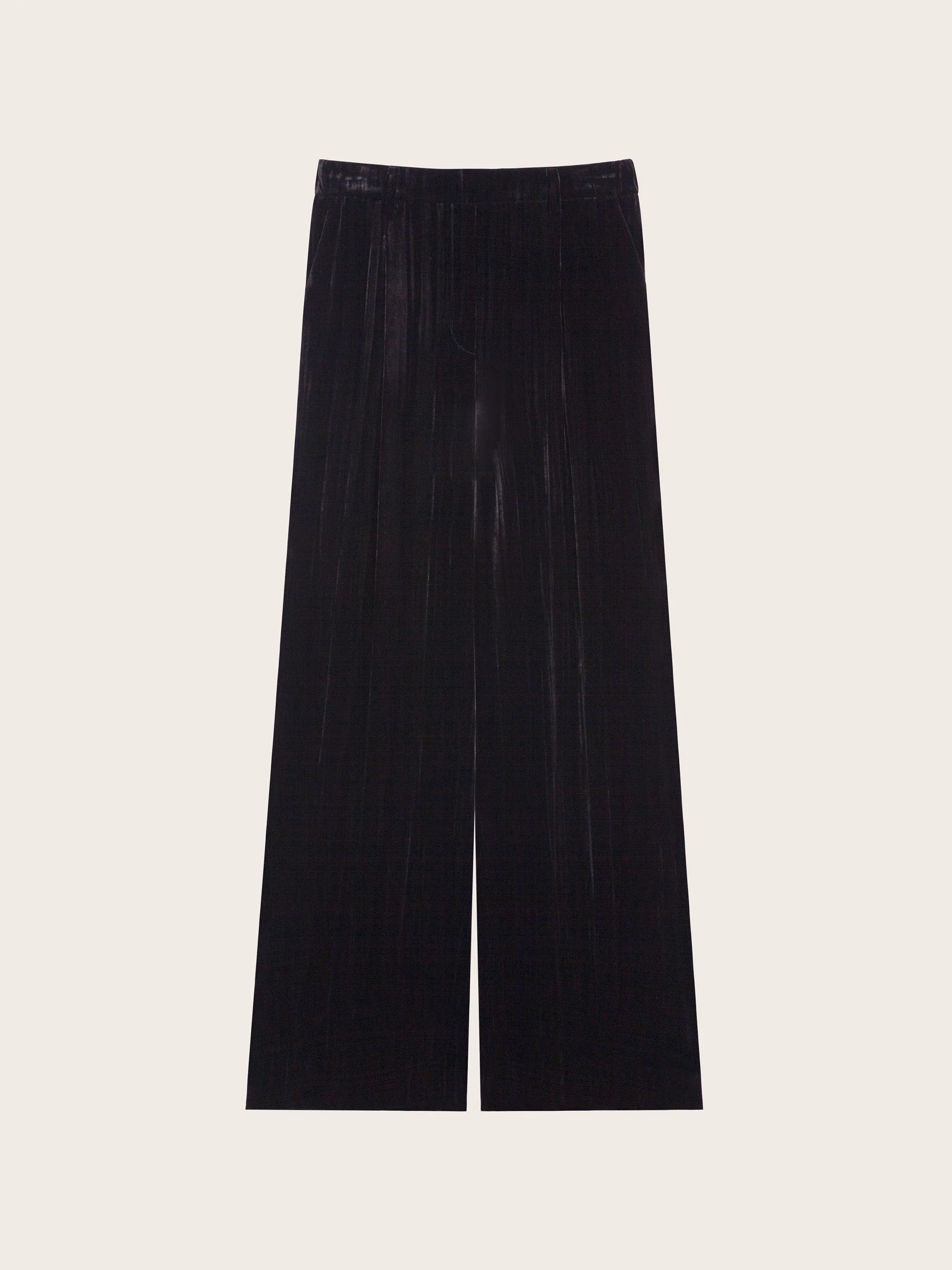 VELVET MID WAIST ELASTIC PANTS - Image 10