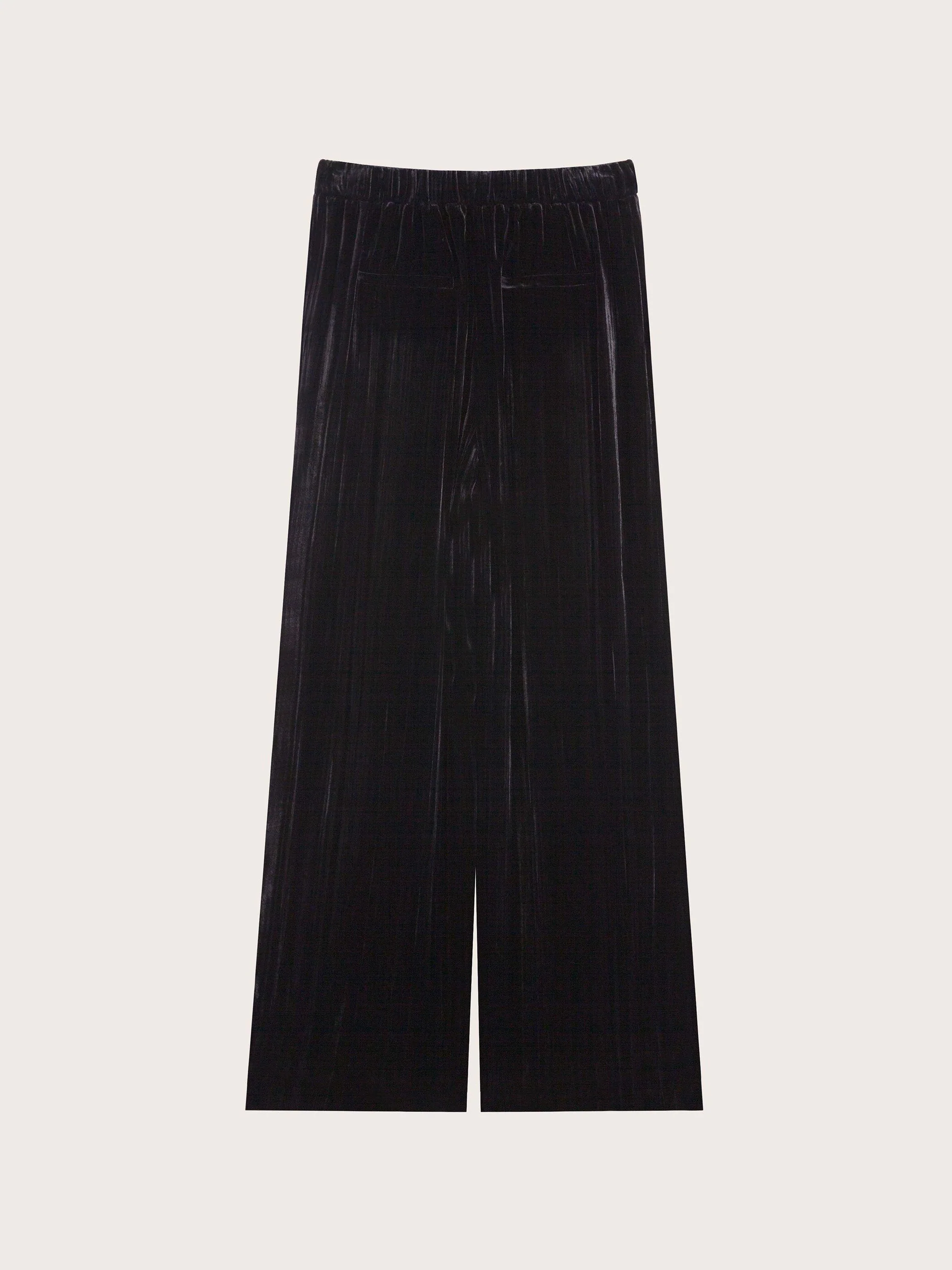 VELVET MID WAIST ELASTIC PANTS - Image 11