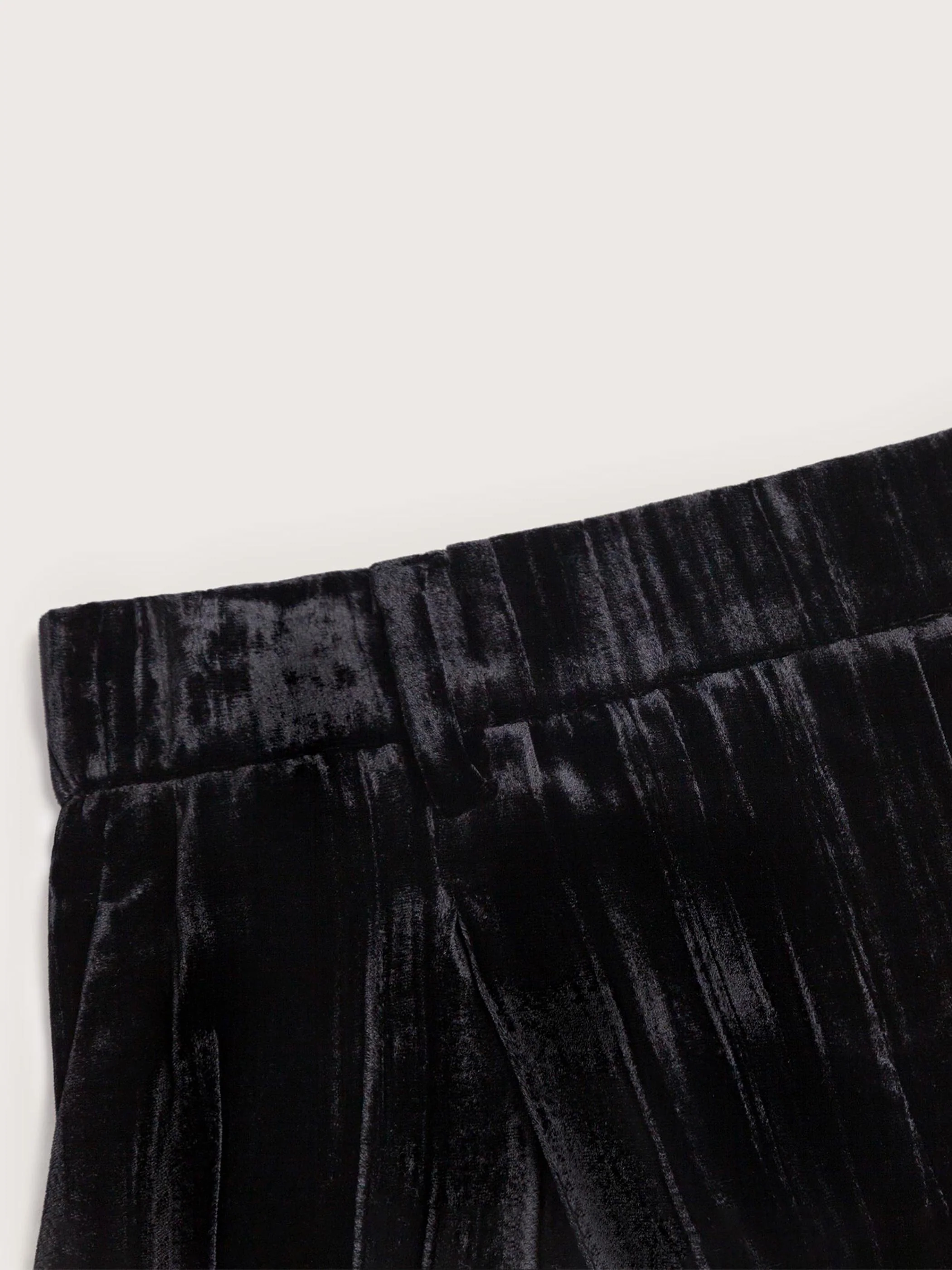 VELVET MID WAIST ELASTIC PANTS - Image 12