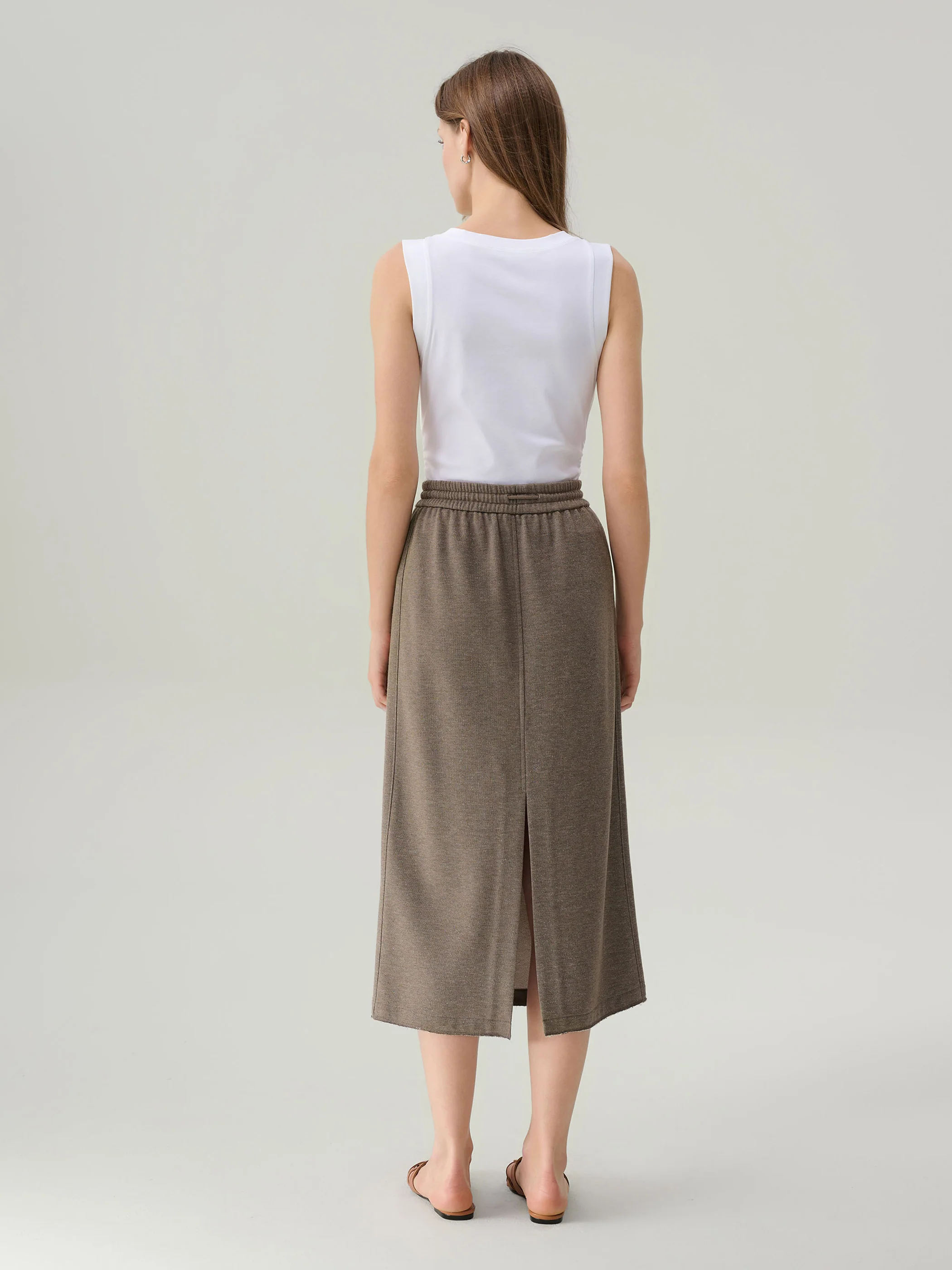 Vienna Cotton Midi Skirt - Image 3