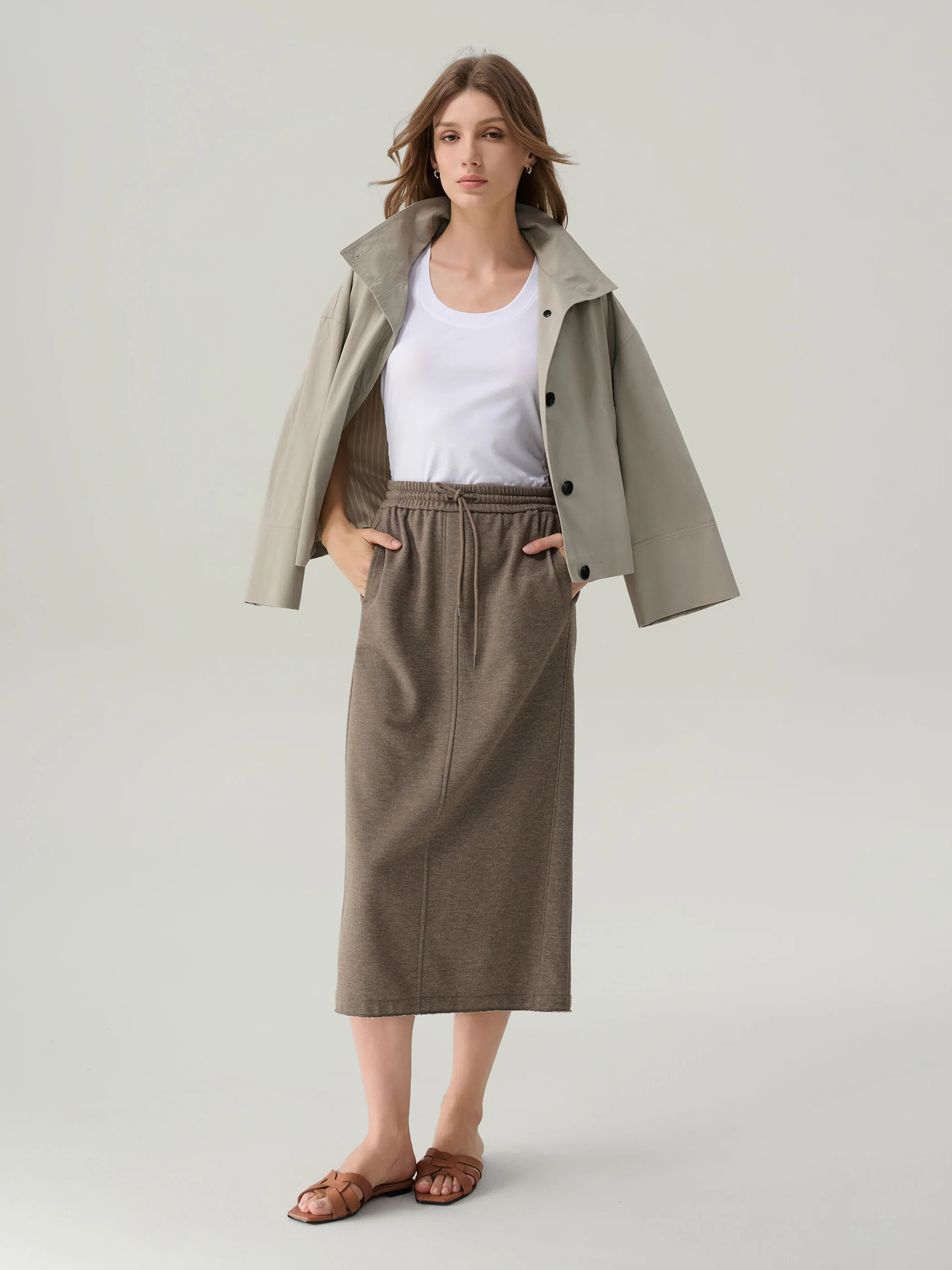 Vienna Cotton Midi Skirt - Image 5