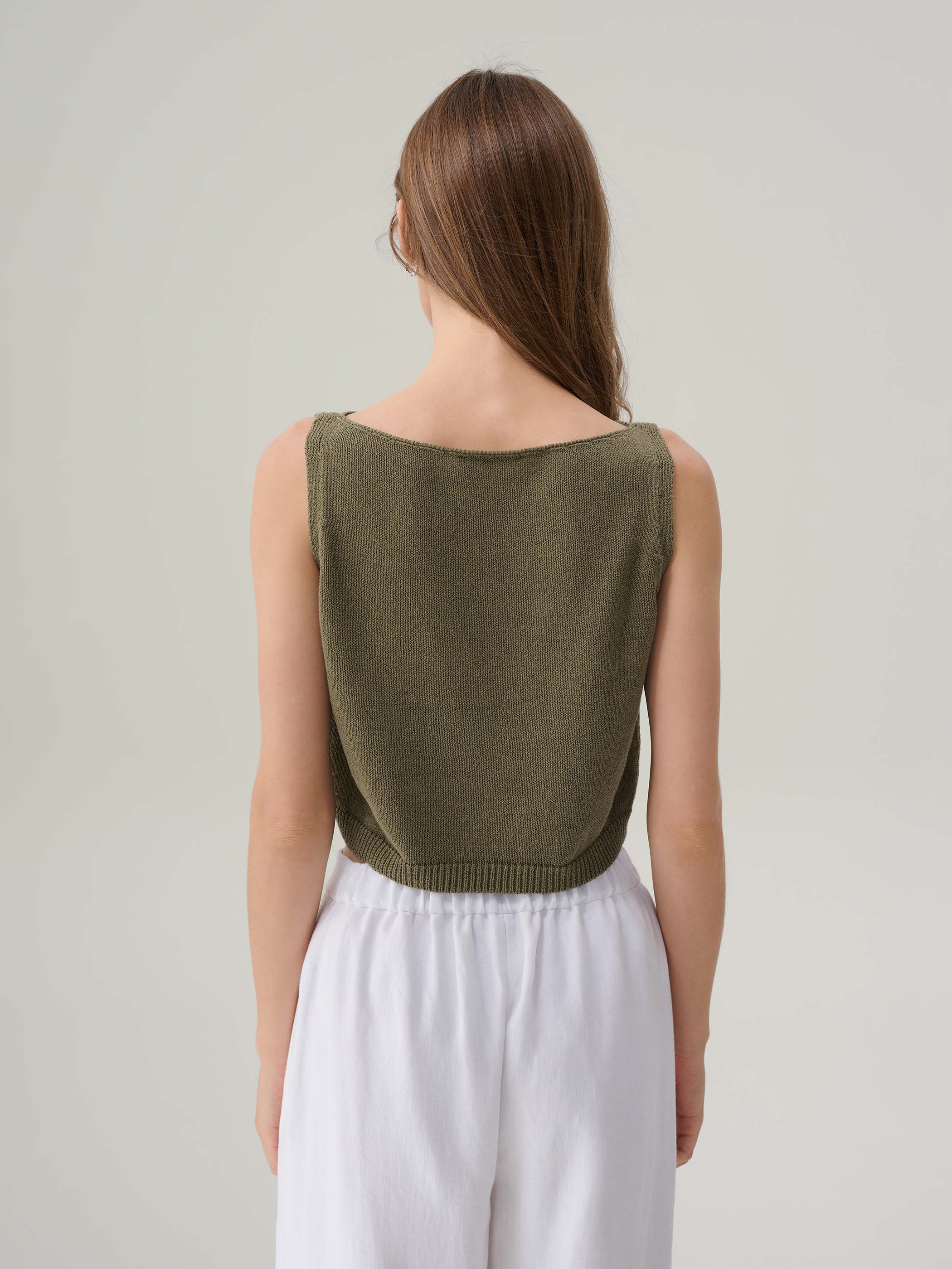 Winslie White Linen Pants - Image 4