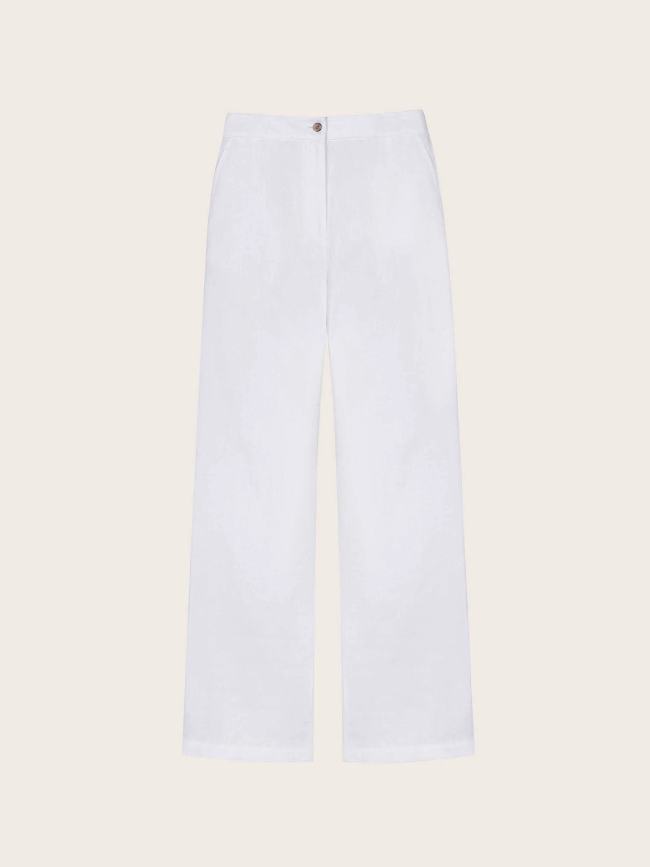 Winslie White Linen Pants - Image 5