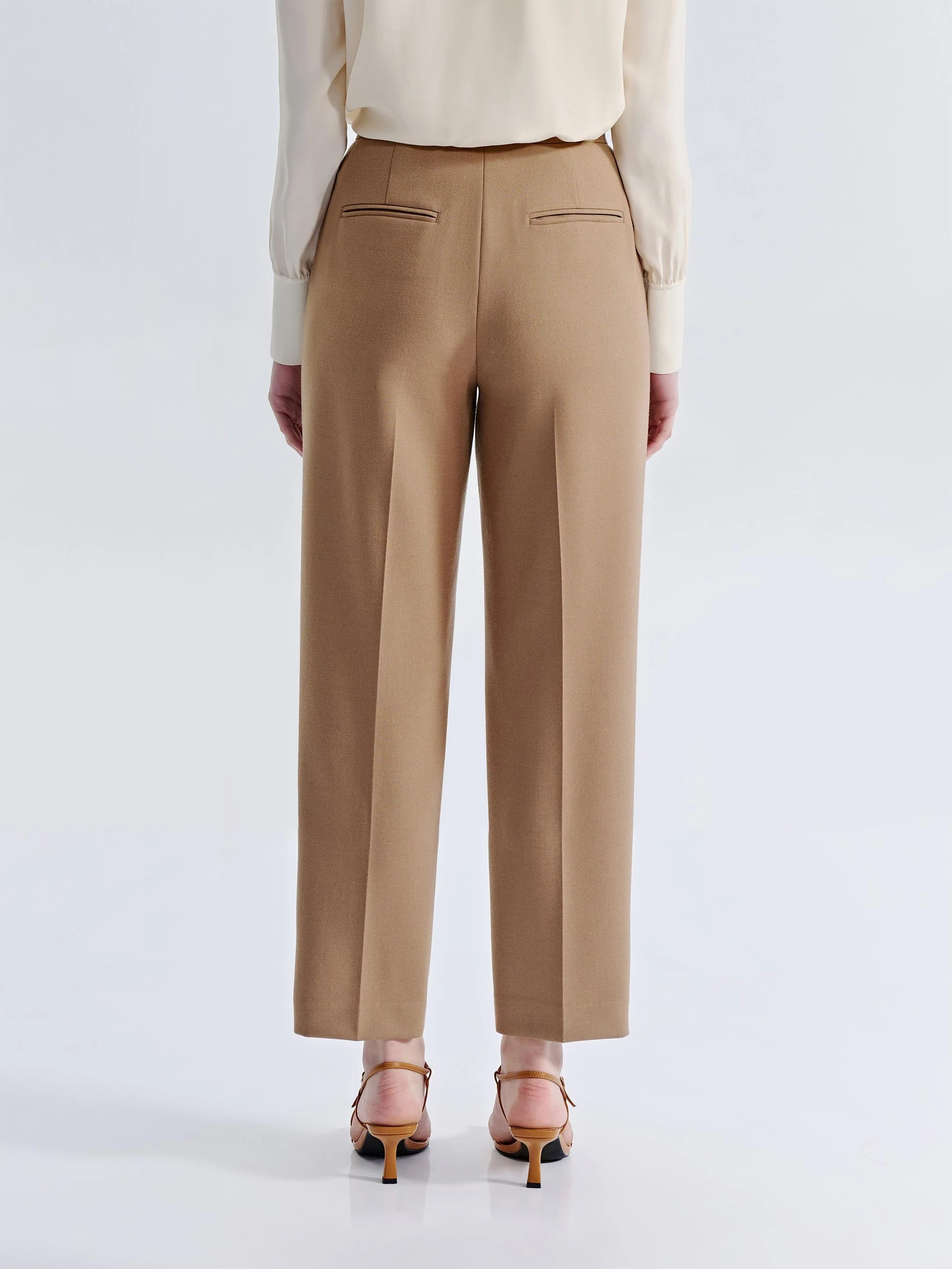 SIENNA WOOL TAILORED SUIT PANTS - Image 5