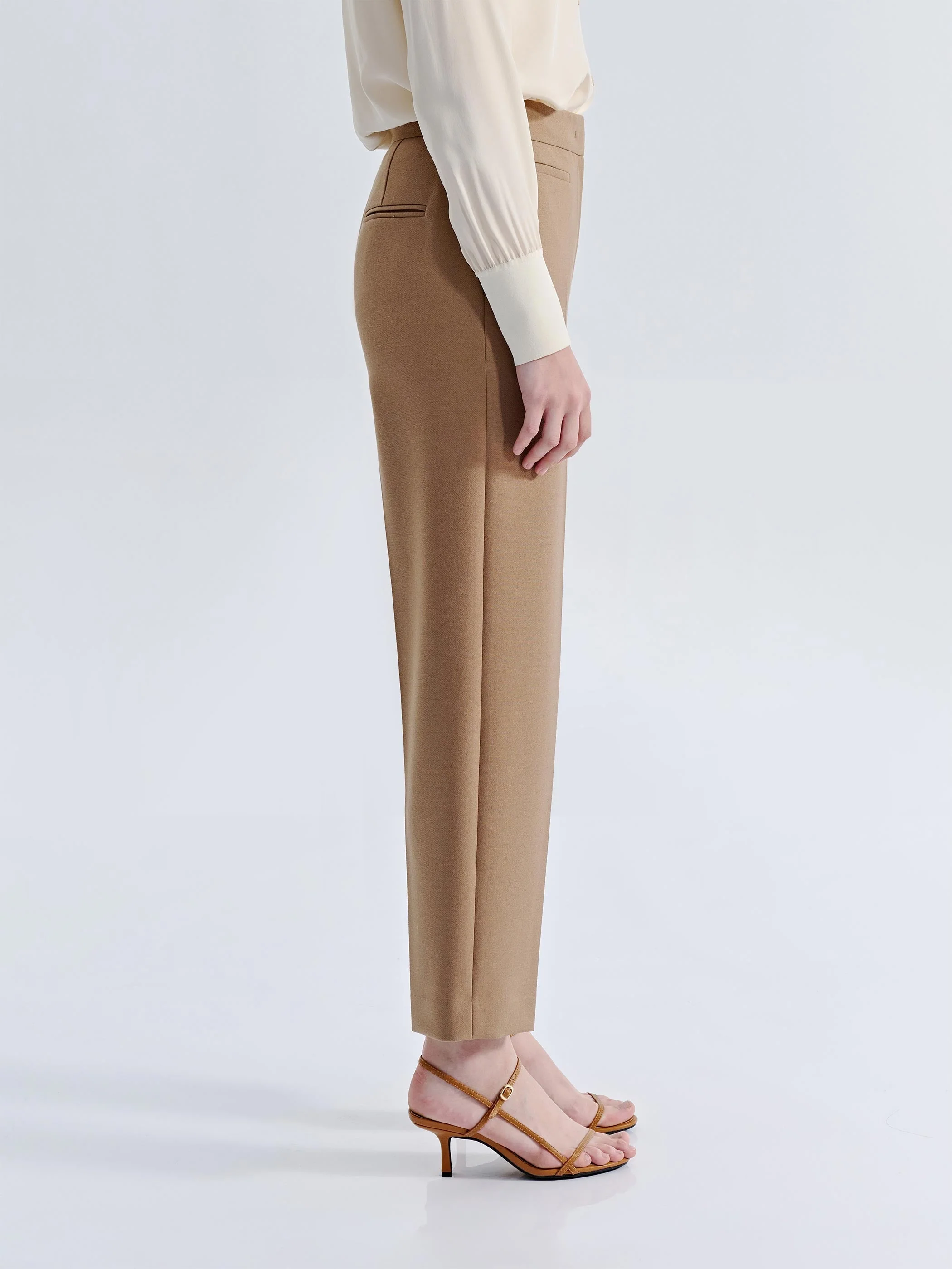 SIENNA WOOL TAILORED SUIT PANTS - Image 4