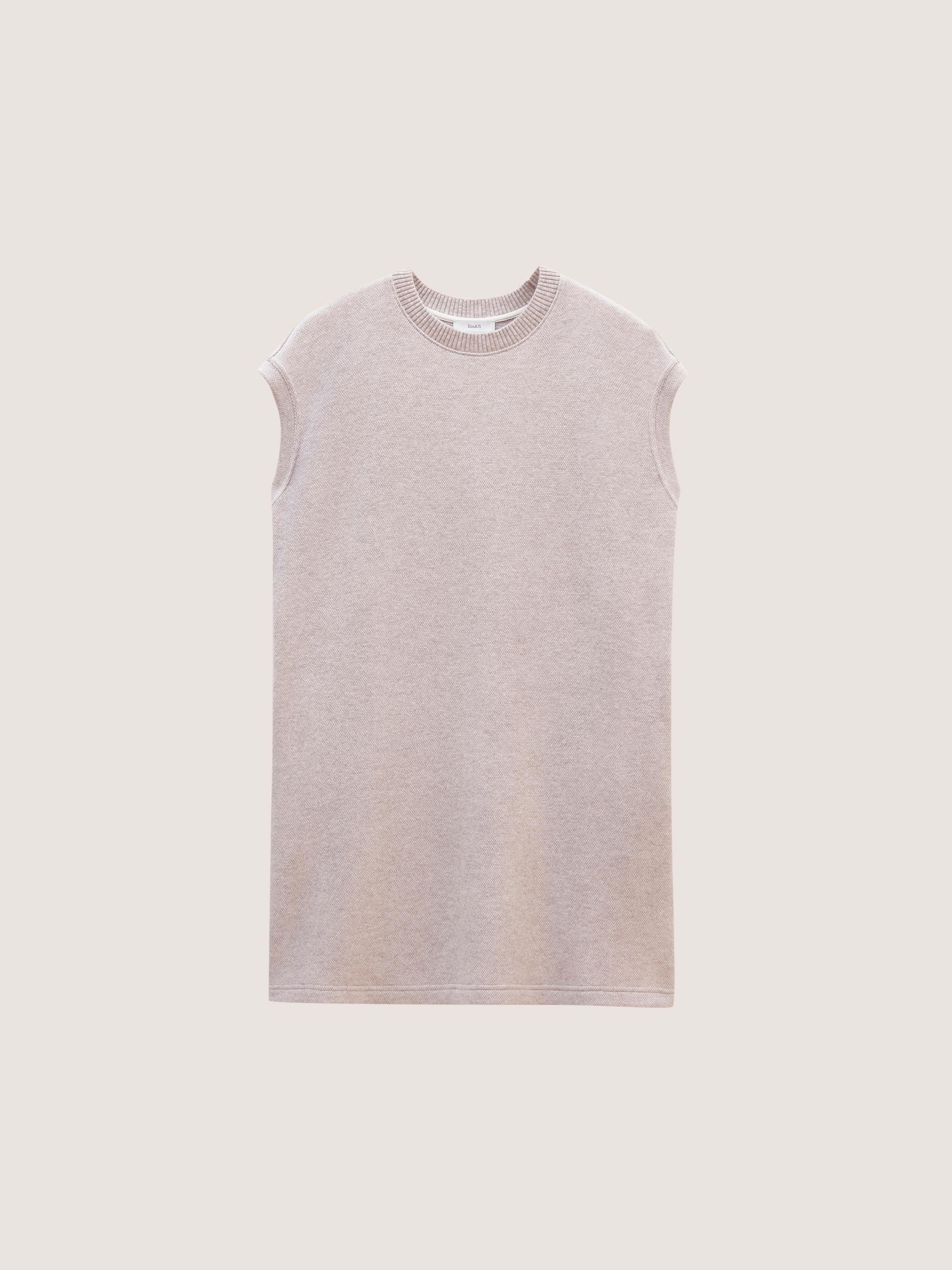 WOOL CASHMERE CAP SLEEVES SHEATH DRESS - Image 7