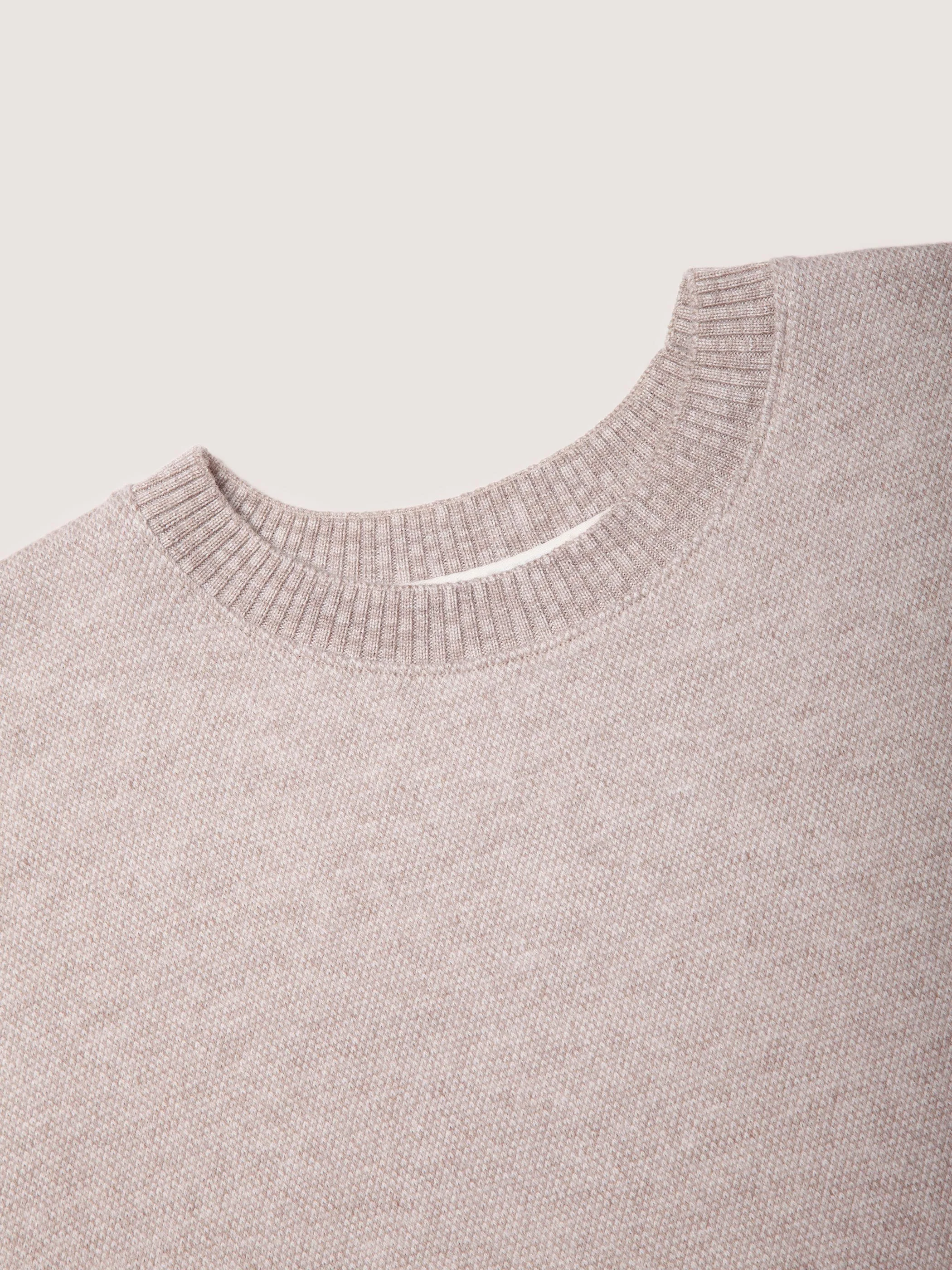 WOOL CASHMERE CAP SLEEVES SHEATH DRESS - Image 9
