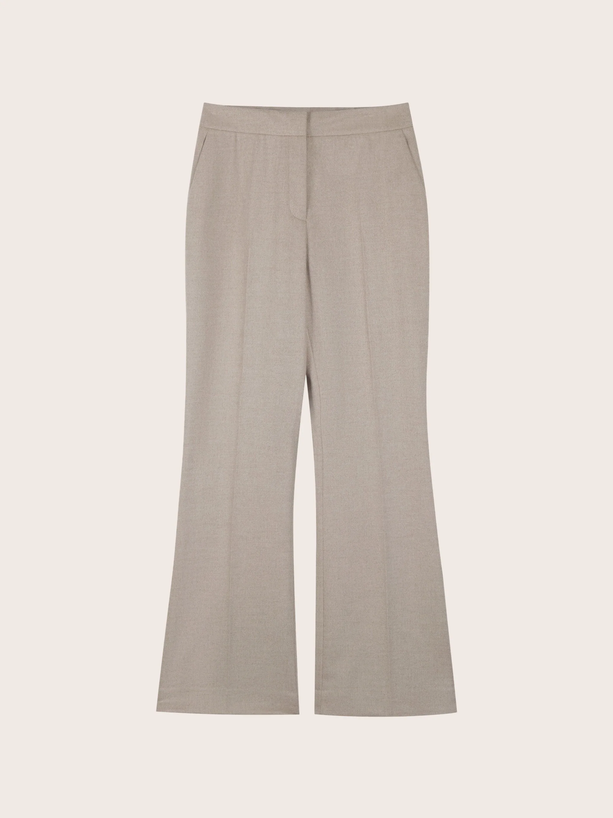 WOOL STRAIGHT LEG SUIT PANTS - Image 11
