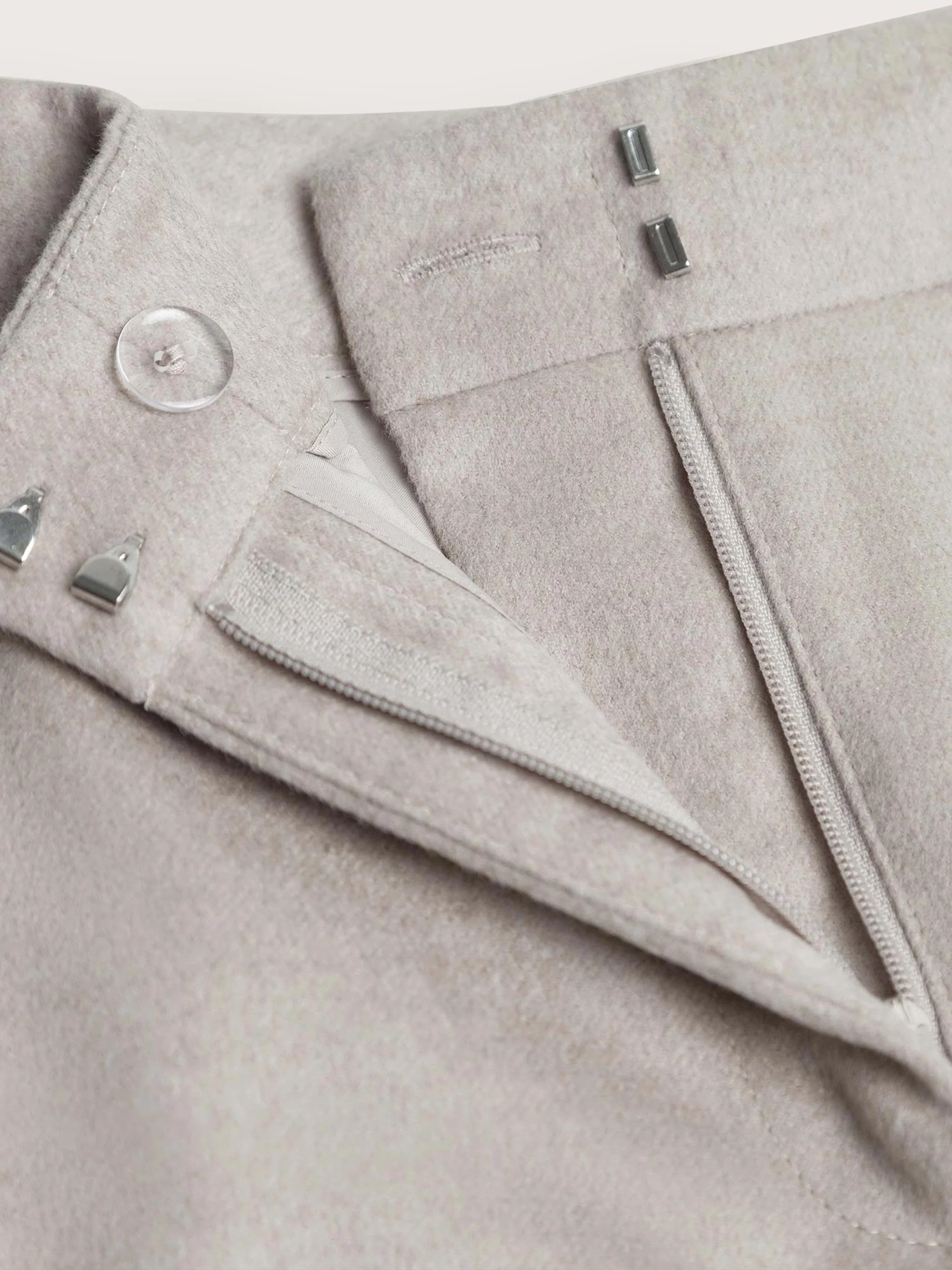 WOOL STRAIGHT LEG SUIT PANTS - Image 14