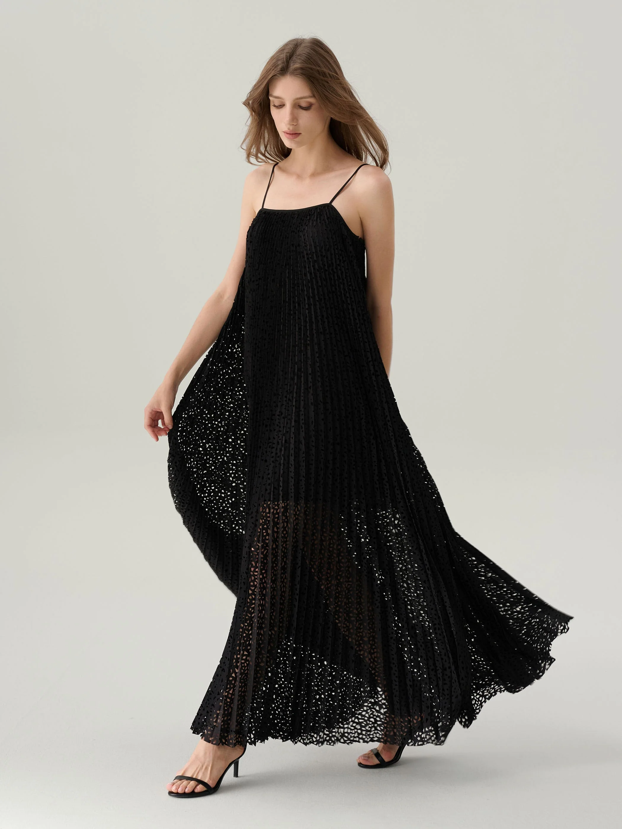 Zara Black Maxi Dress - Image 5