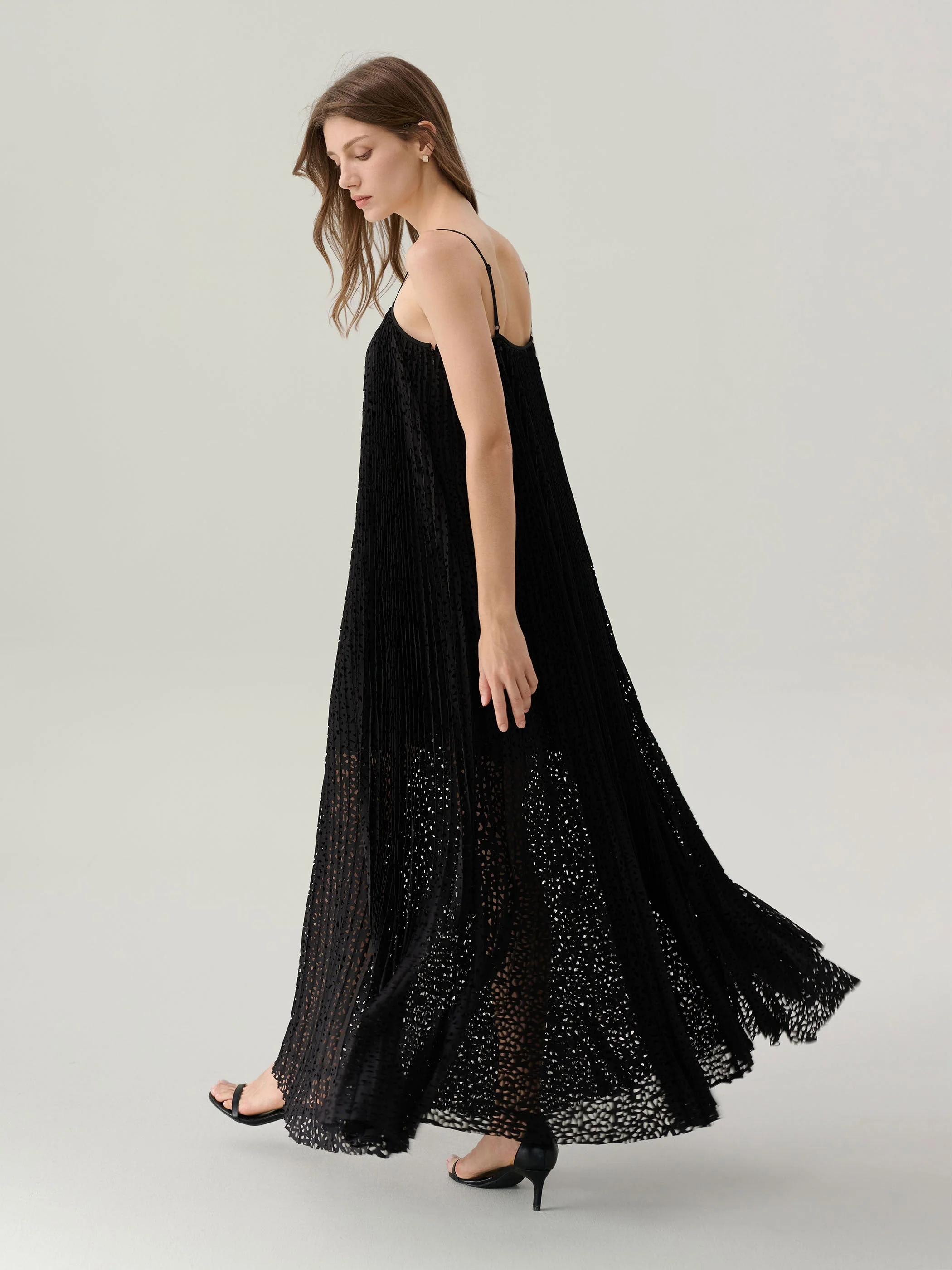 Zara Black Maxi Dress - Image 6
